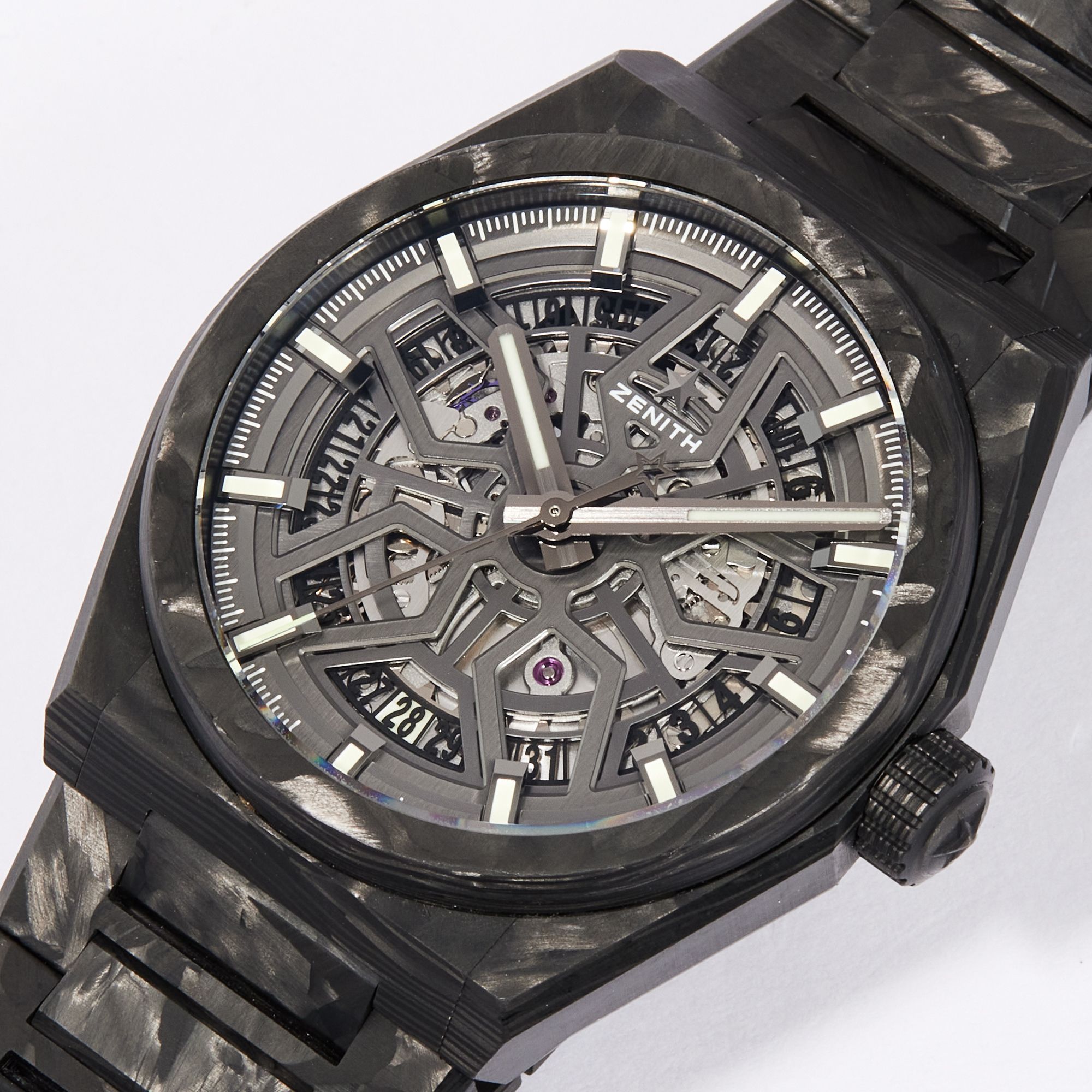 Zenith defy classic carbon hot sale