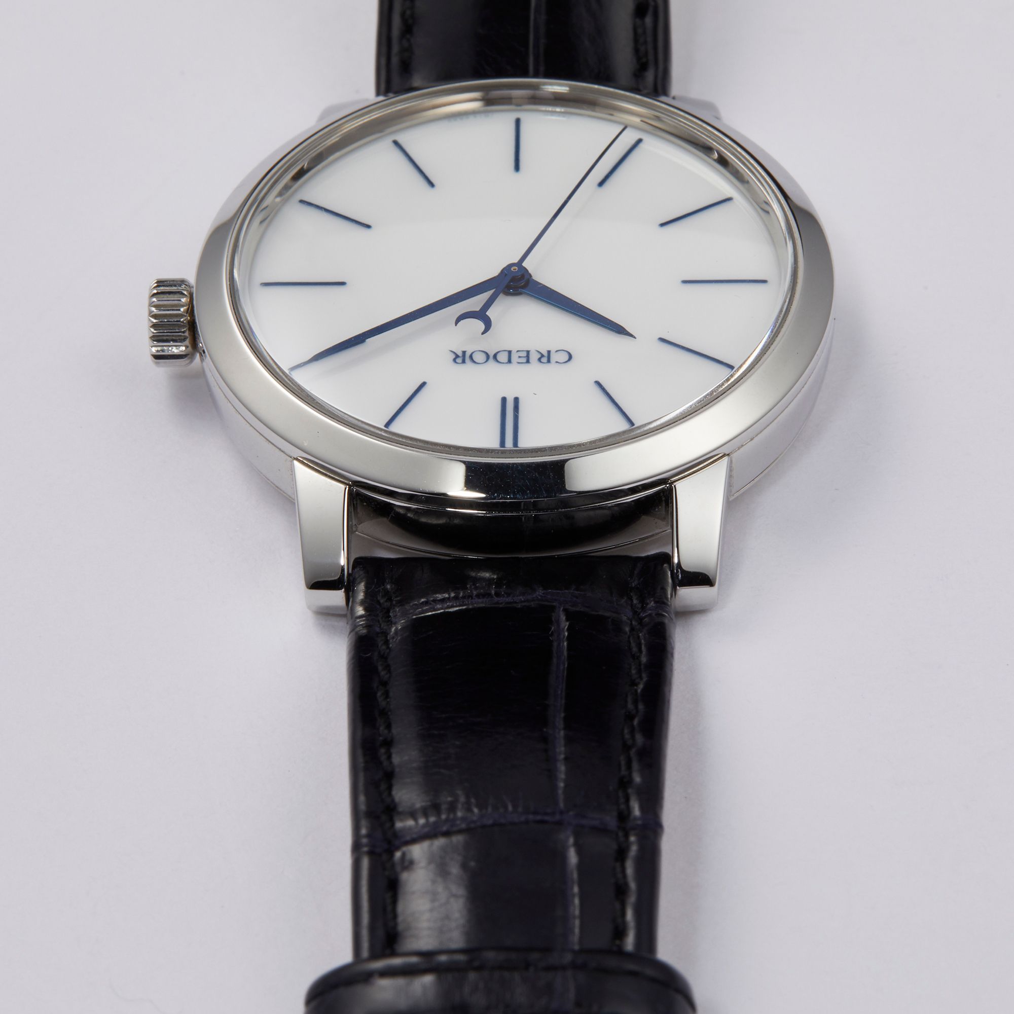 Credor Eichi 2 Platinum Porcelain White Dial GBLT999 Wristcheck