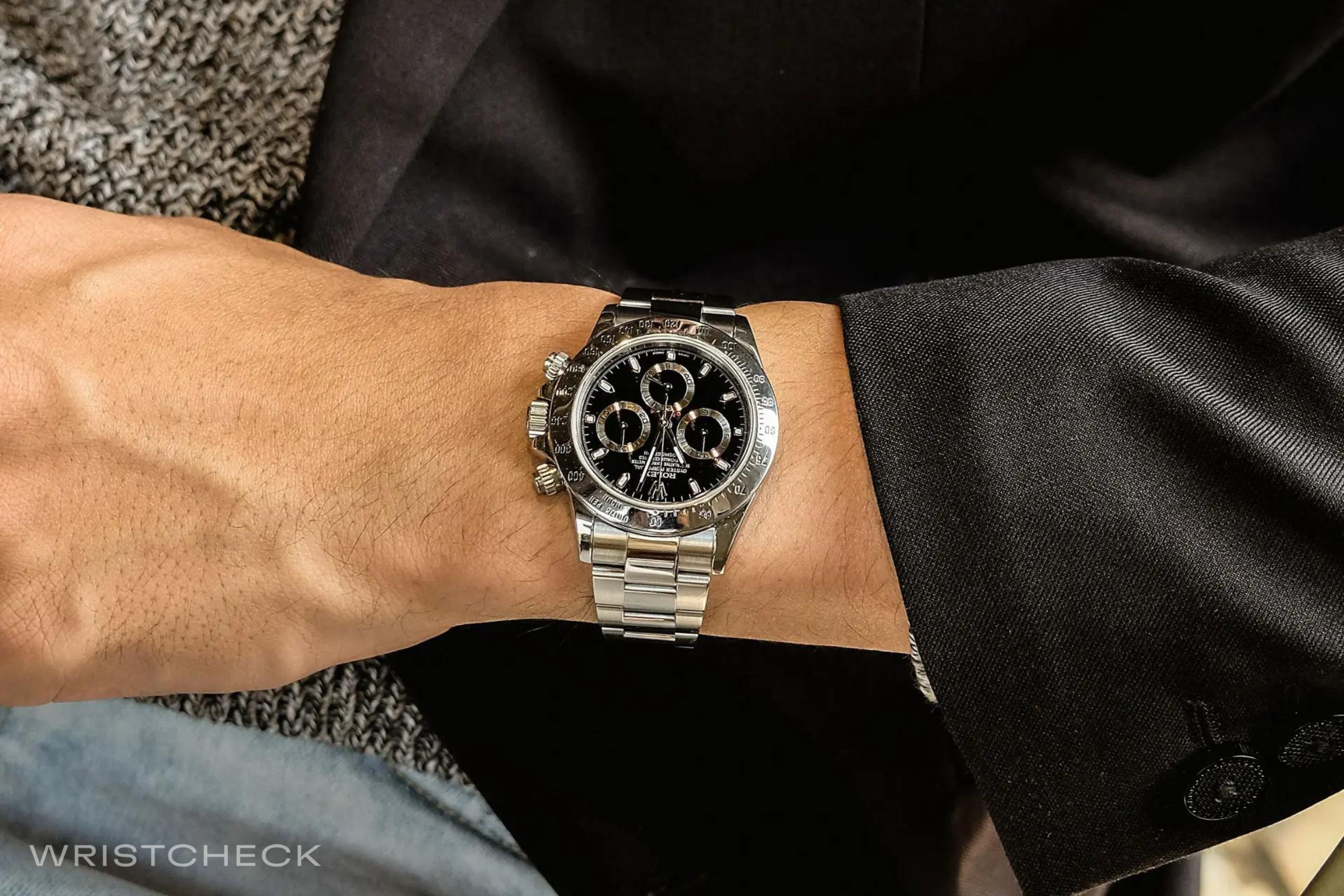 Rolex Daytona Stainless Steel Black Dial Ref. 116520-0015