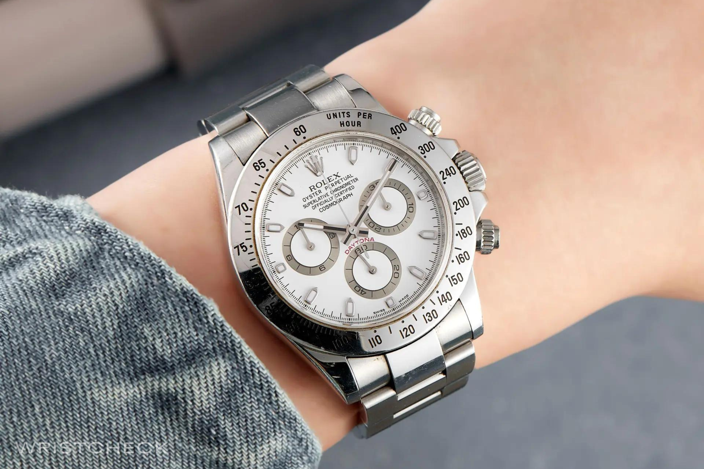 Rolex Daytona Stainless Steel White Dial Ref. 116520