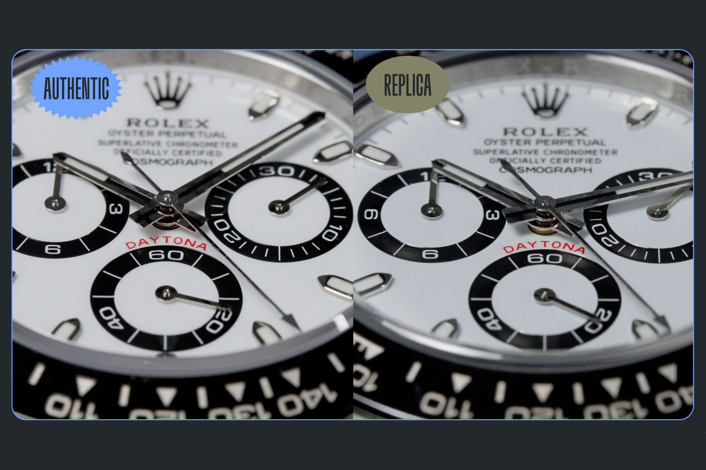 How to spot a fake daytona sales