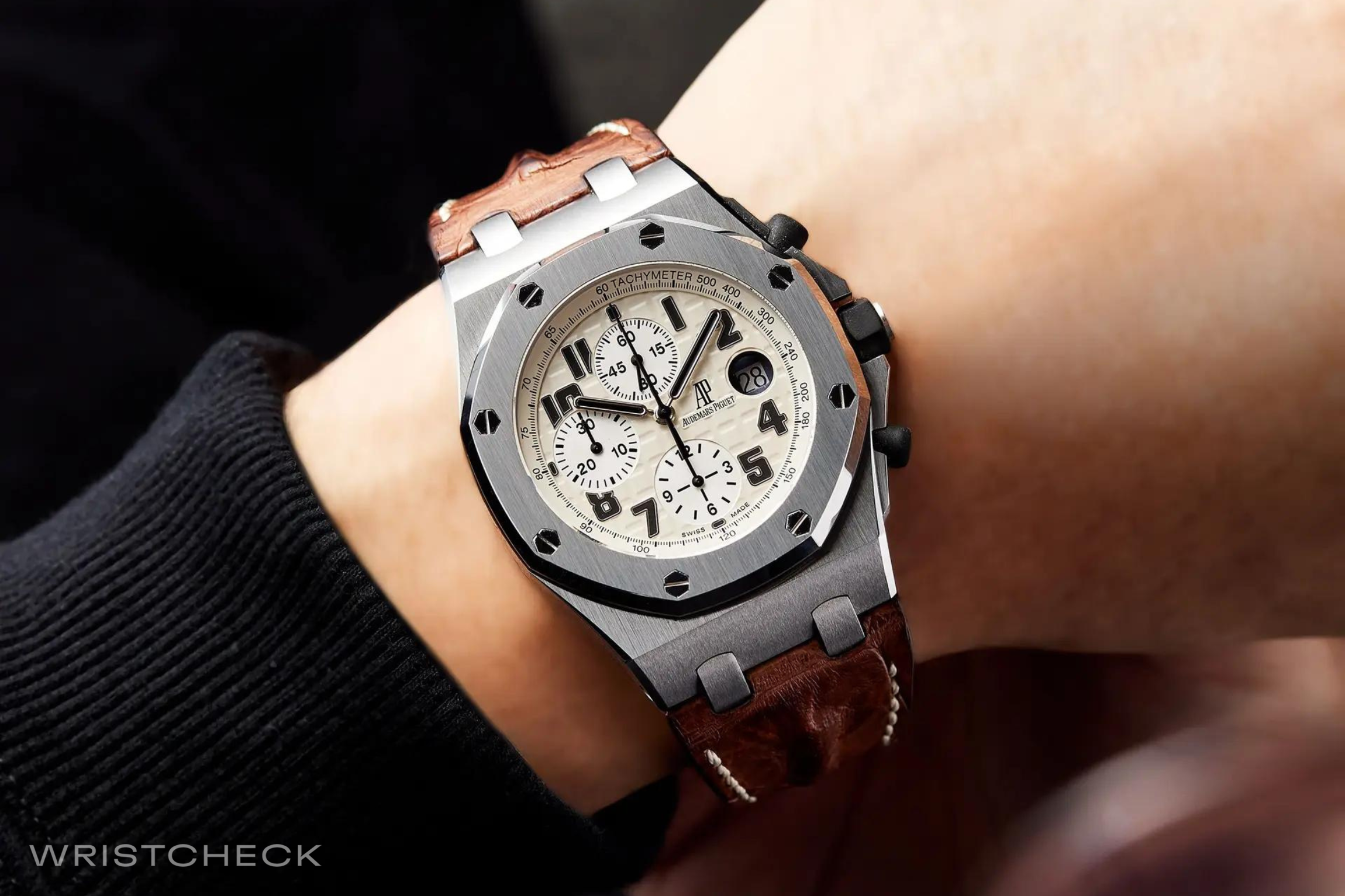Audemars Piguet Royal Oak Offshore Chronograph Stainless Steel White Dial