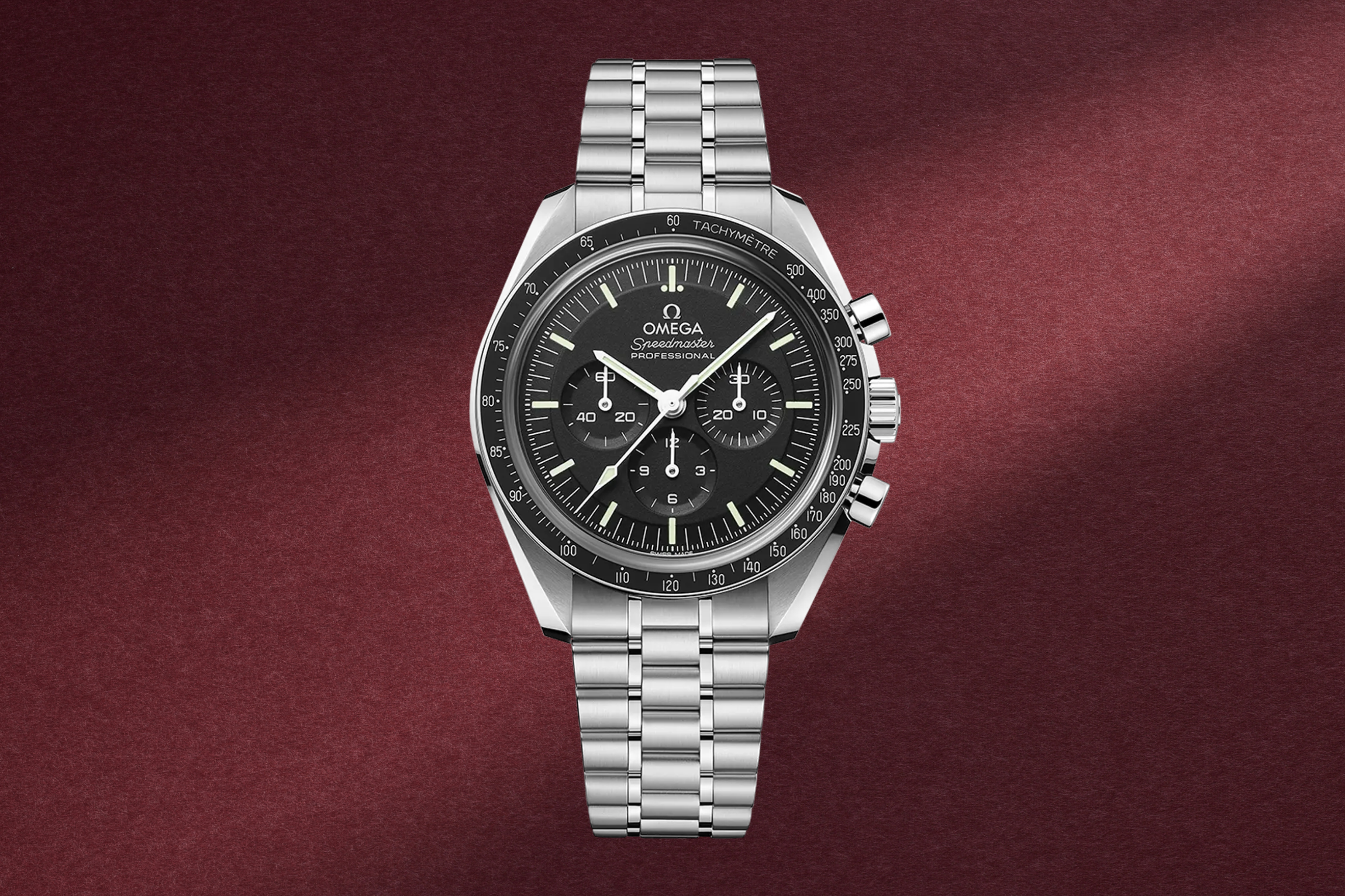 Omega Speedmaster Professional Moonwatch Stainless Steel Black Dial