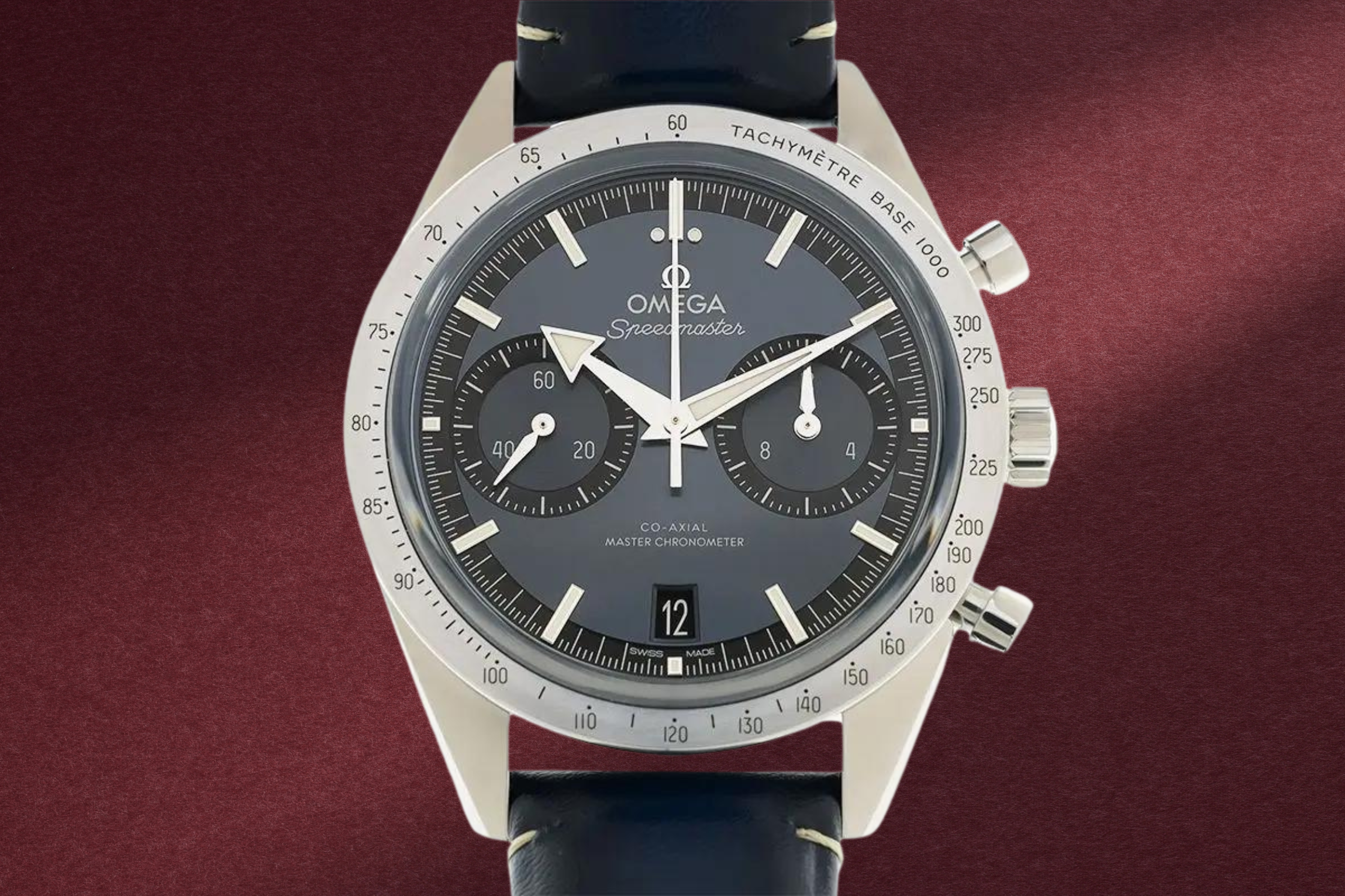 Omega Speedmaster 57 Master Chronometer Stainless Steel Blue Dial