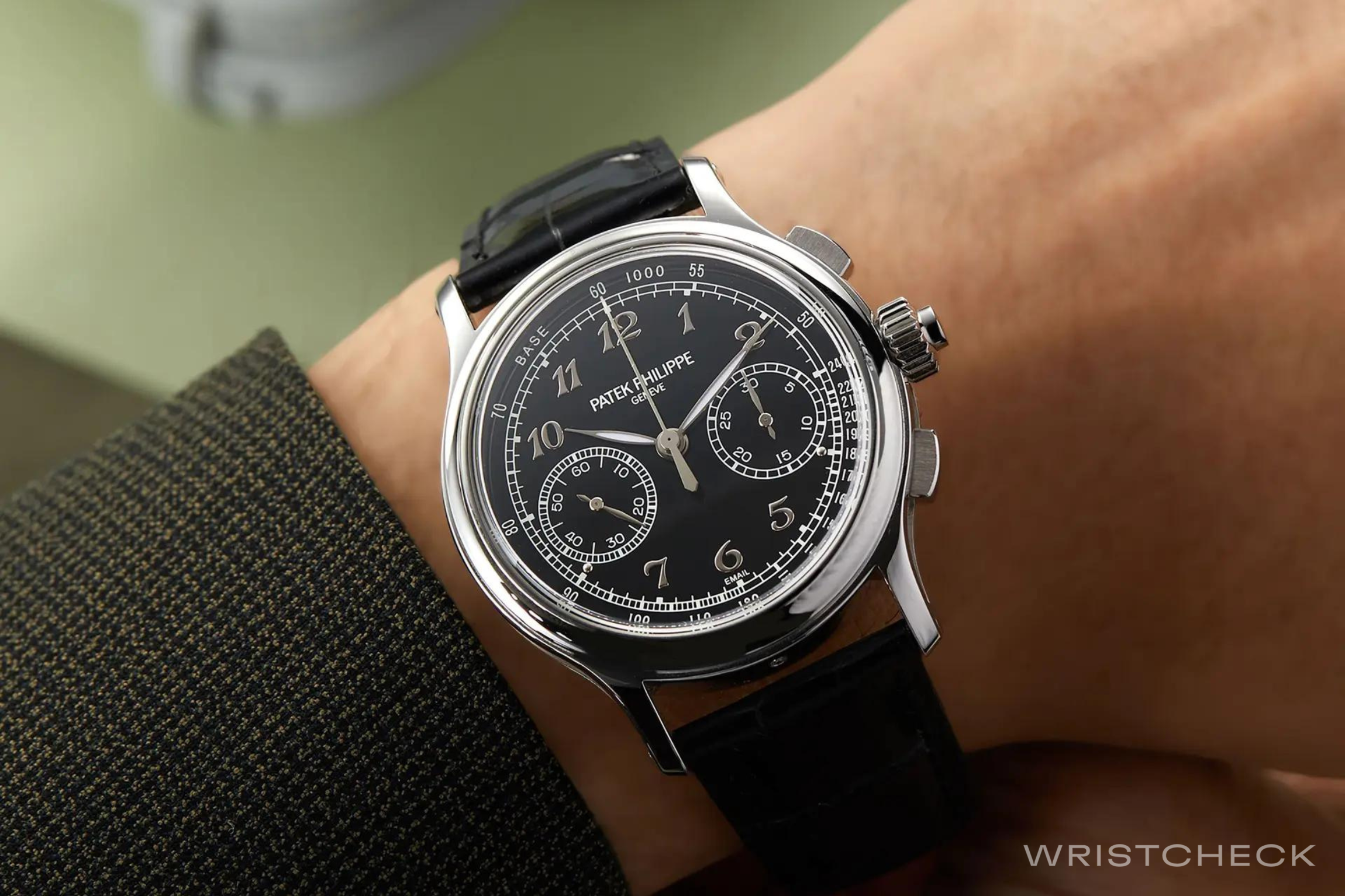 Patek Philippe Grand Complications Split-Seconds Chronograph Platinum Black Dial