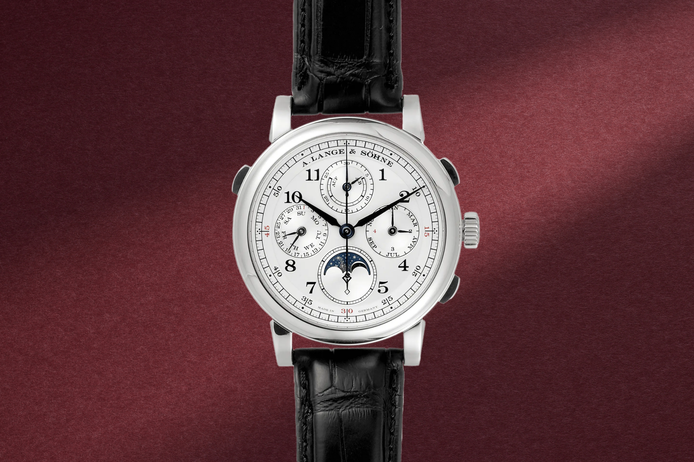 A. Lange & Söhne 1815 Rattrapante Perpetual Calendar Platinum Ref. 421.025
