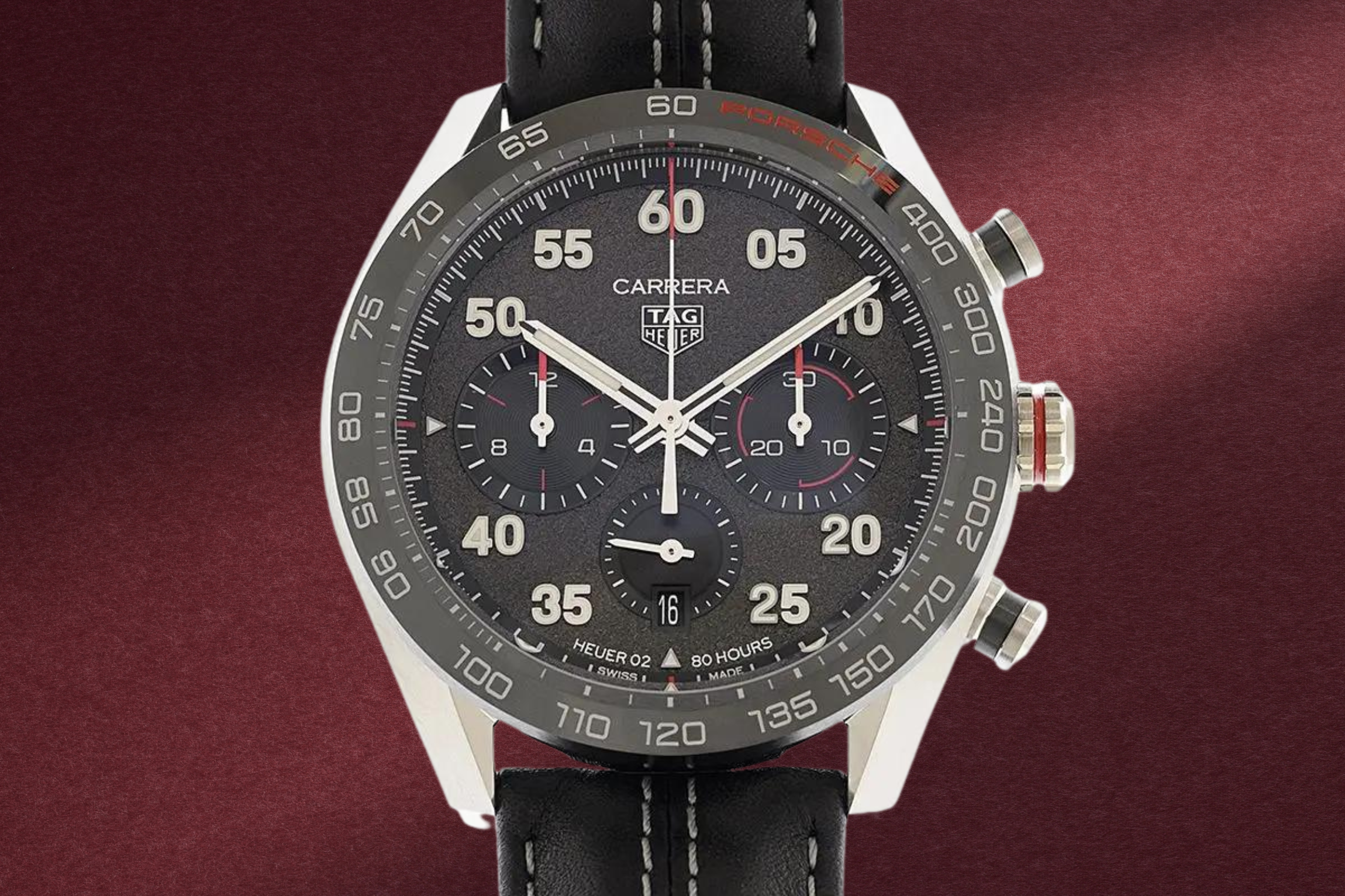 TAG Heuer Carrera Porsche Chronograph Grey Dial