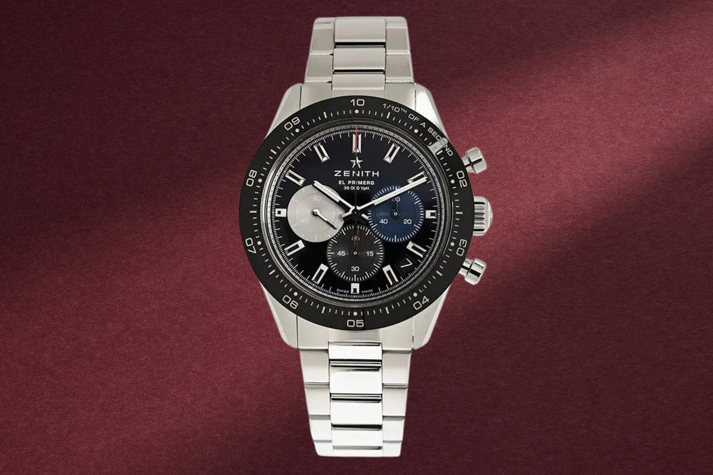 Zenith Chronomaster Sport Stainless Steel Black Dial