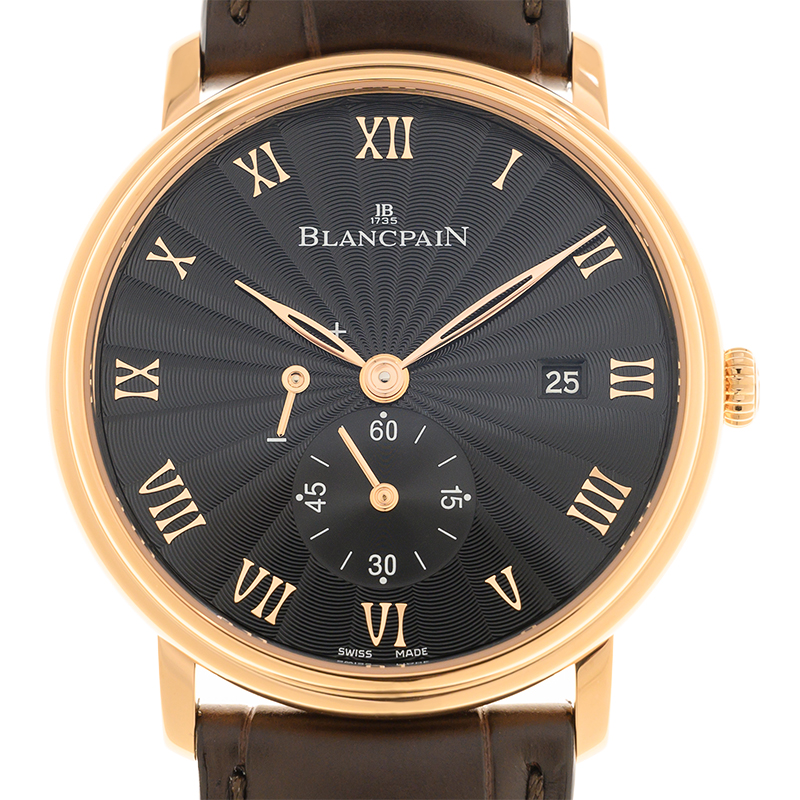 Blancpain Villeret Steel Black Dial 40mm 6606-3630-55B - Make an