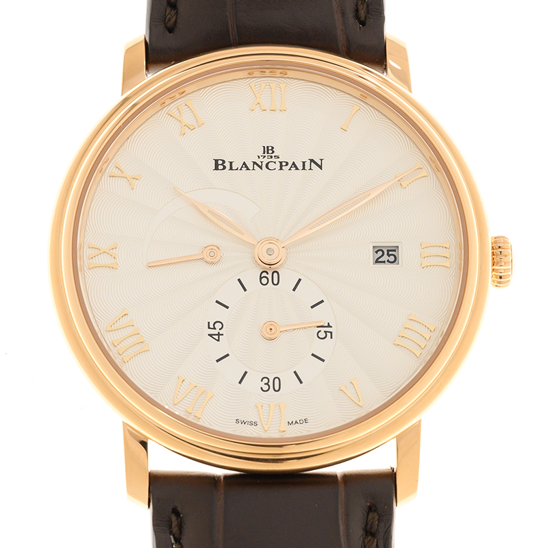 Blancpain Villeret Ultraplate Rose Gold White Dial 40mm 6606A-3642