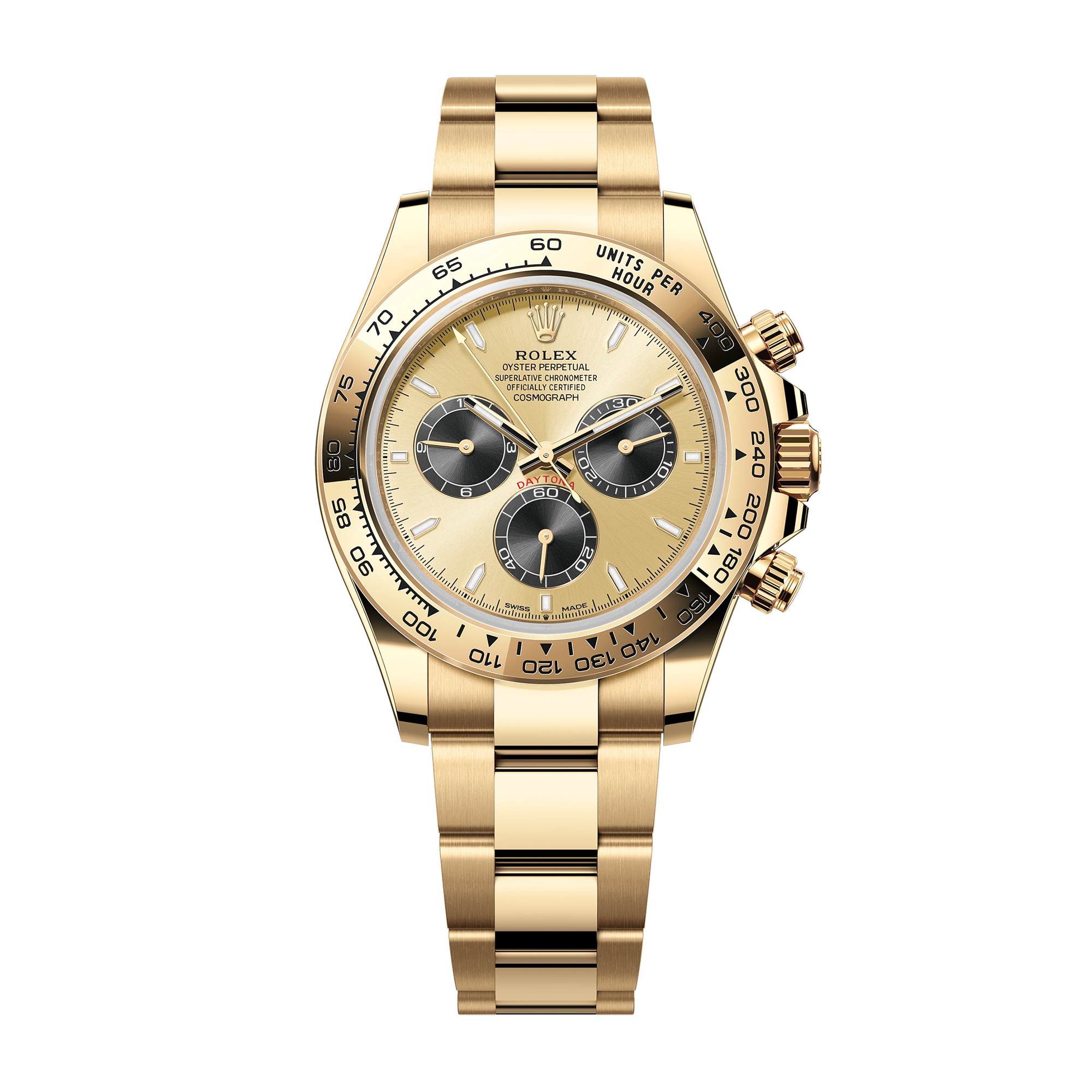 ROLEX DAYTONA クロノグラフ ゴールド Rolex Daytona Yellow Gold Champagne Dial 40mm 126508-0006 - Make