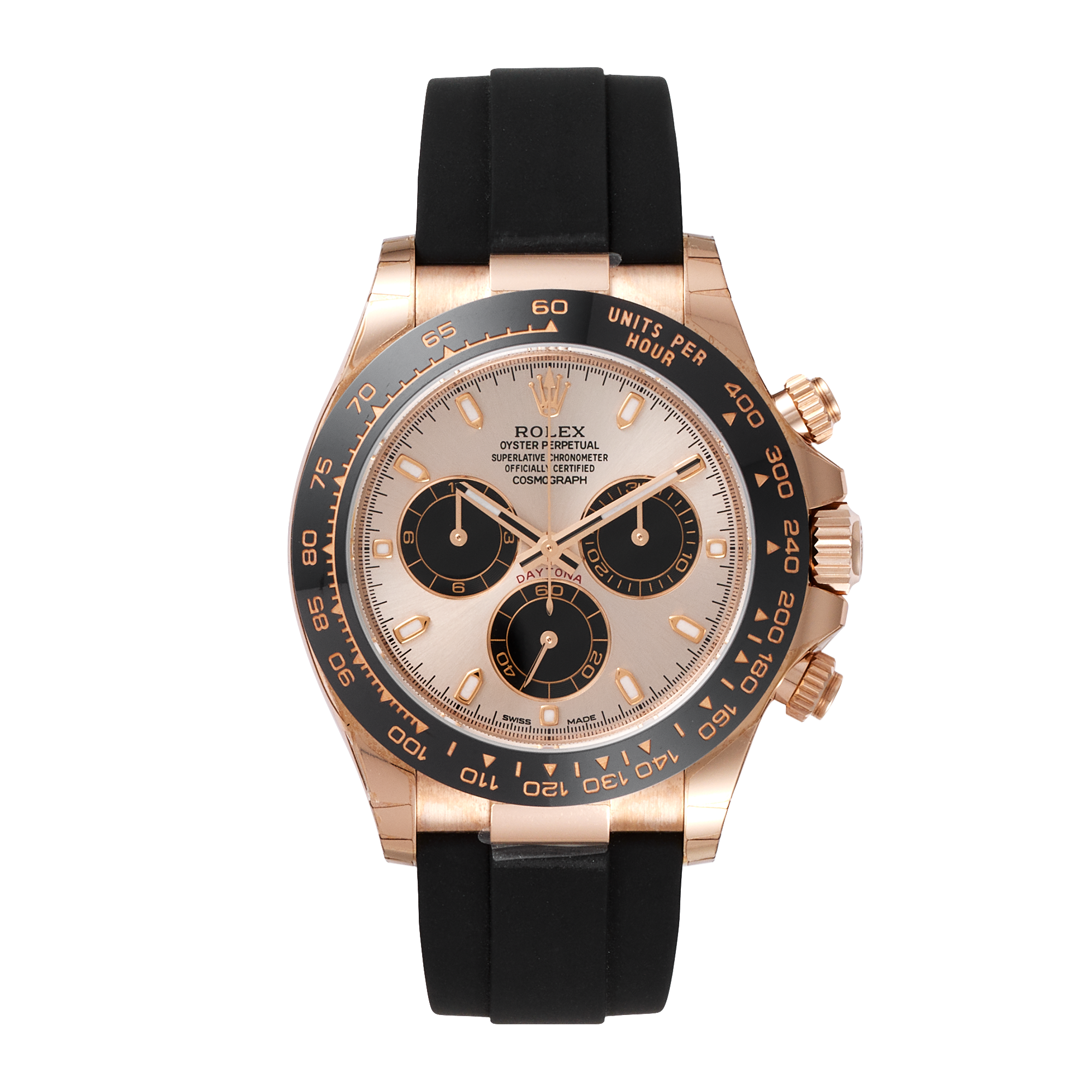 Daytona Rose Gold Oysterflex Pink Dial 40mm Product Image