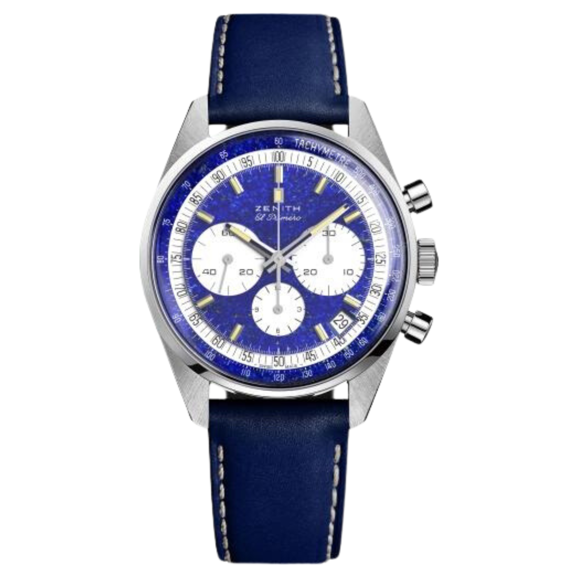 Zenith Revival El Primero A6 Platinum Blue Dial 38mm 40.P386.400