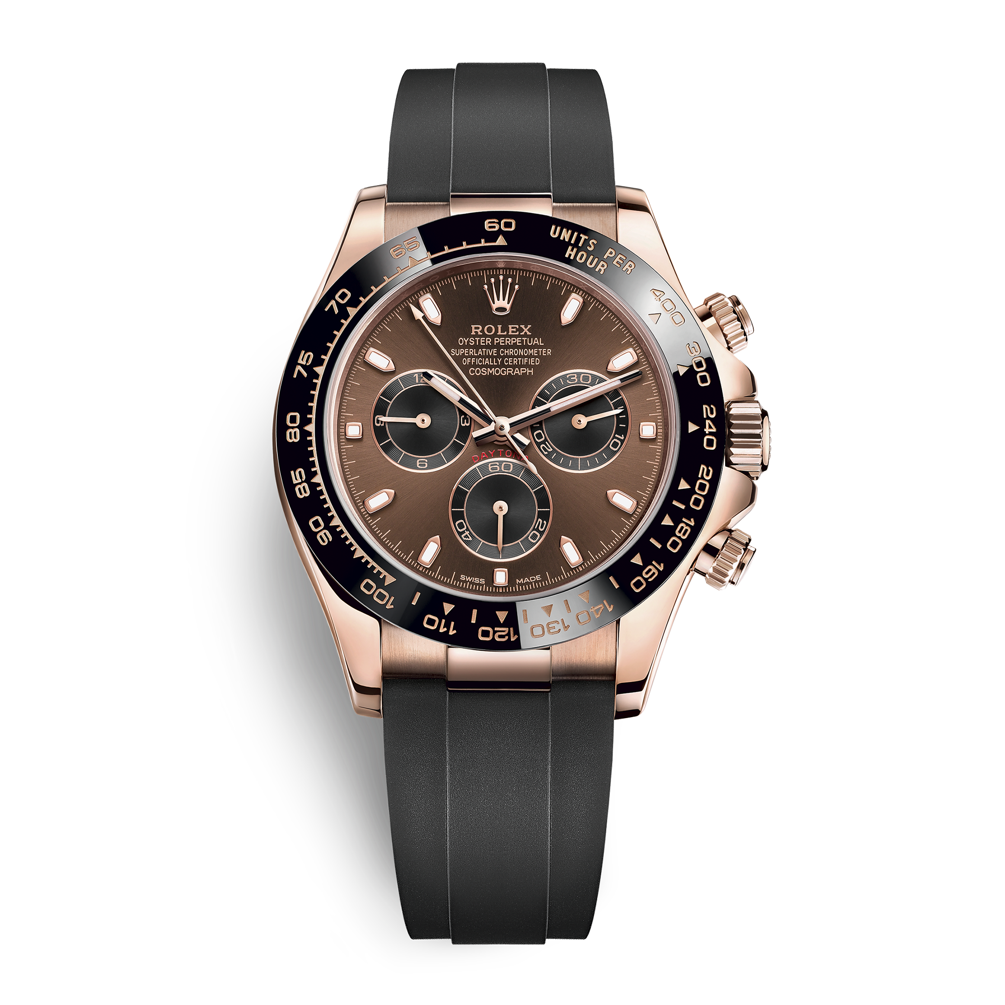 Daytona Rose Gold Oysterflex Brown Dial 40mm Product Image
