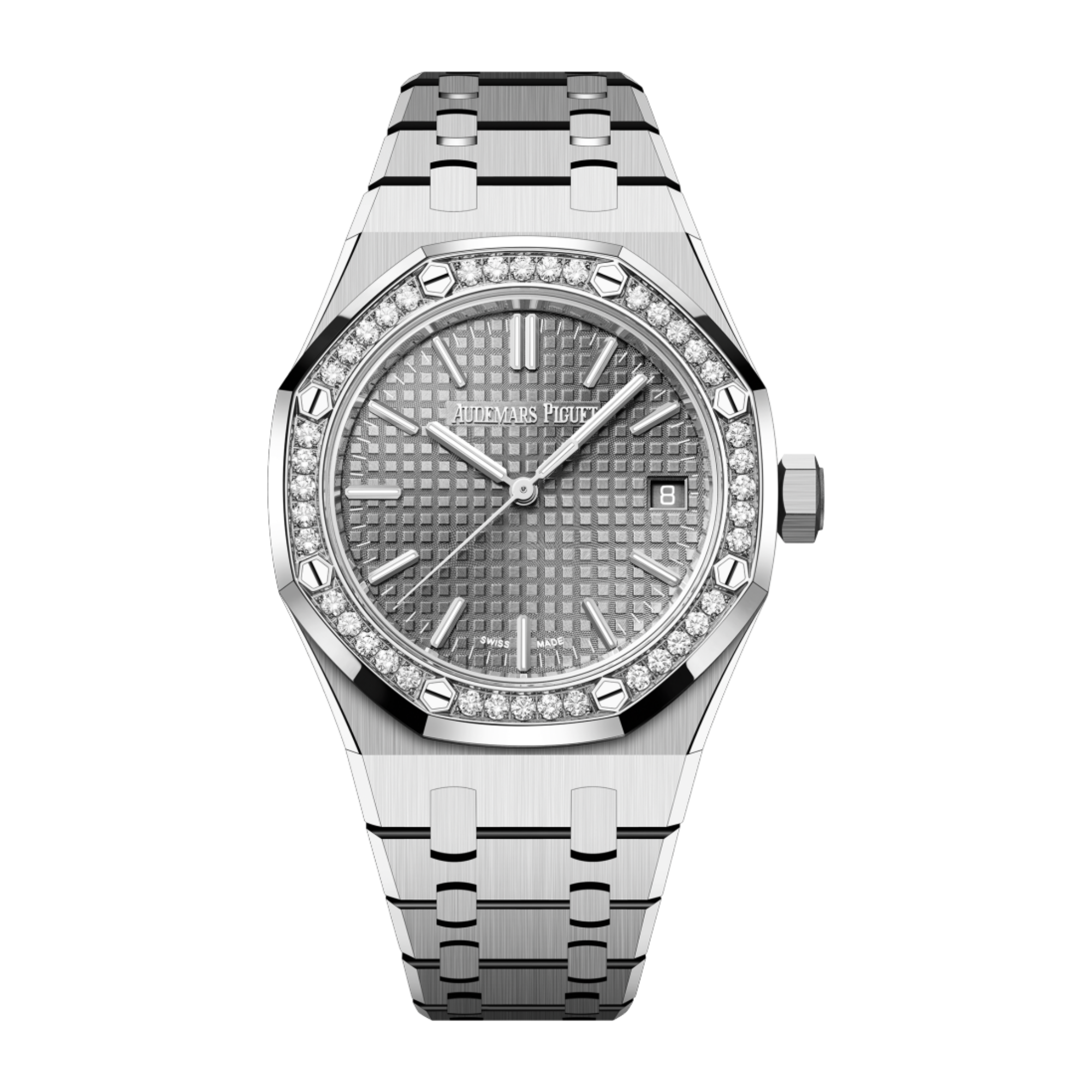 Royal Oak Steel Diamond Grey Dial 37mm Product Image