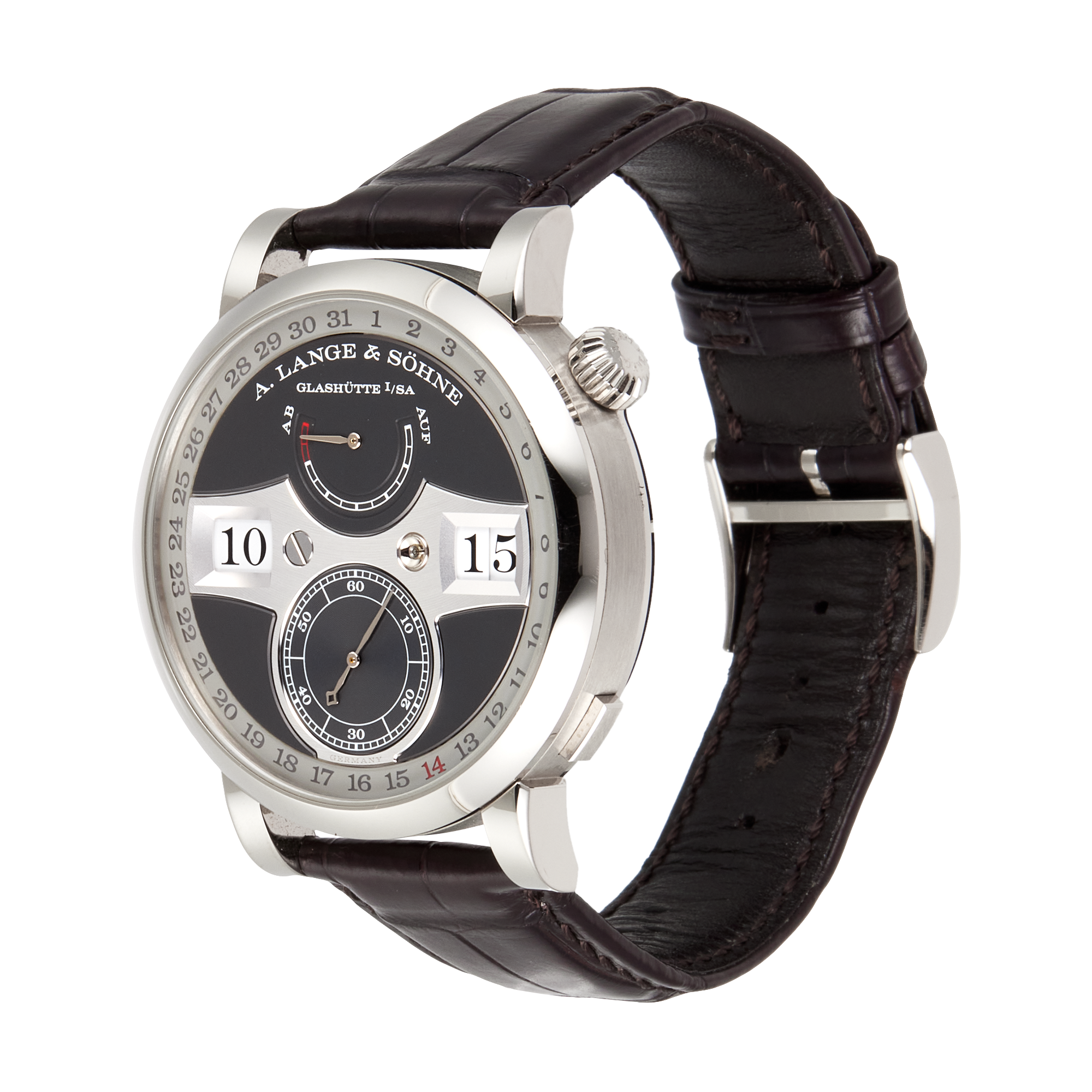 Zeitwerk Date White Gold Grey Dial 44mm Product Image 3