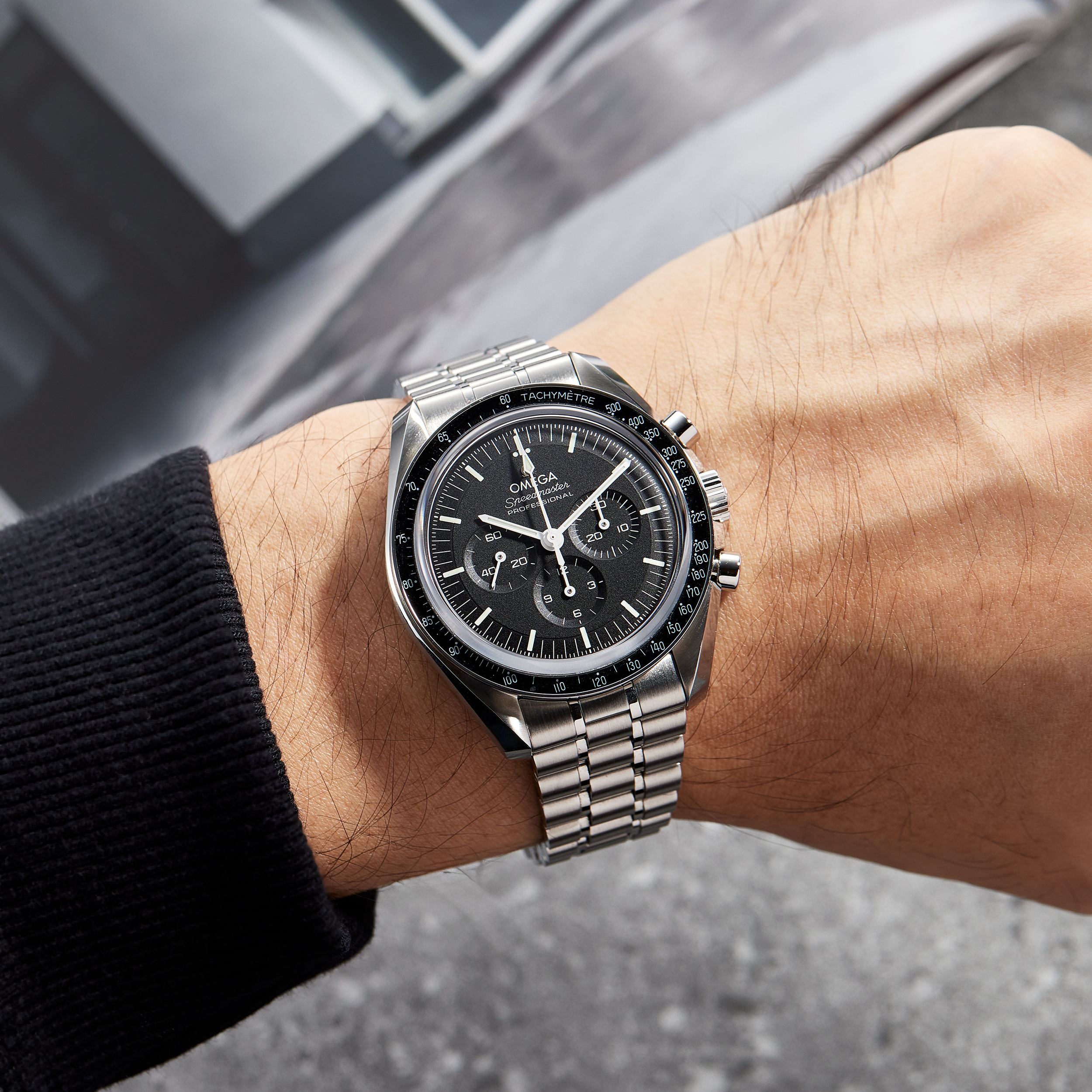 Speedmaster professional on wrist new arrivals
