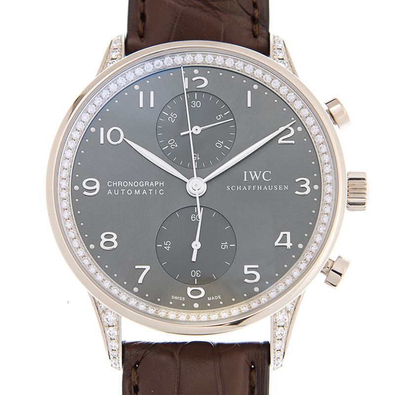 Portugieser Chrono-Automatic White Gold Diamond Grey Dial 40mm Product Image