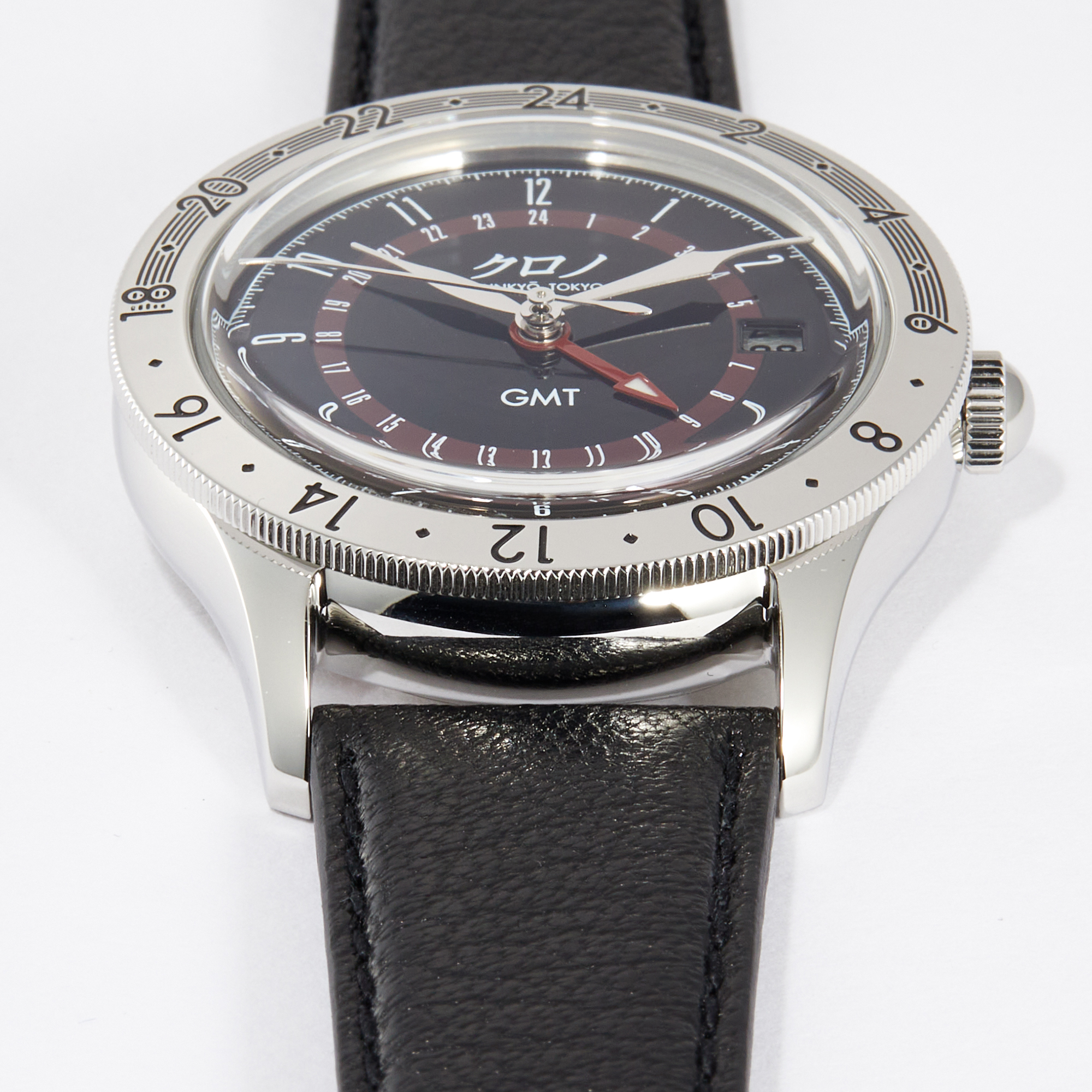 GMT 1 Steel Black Dial 38mm Product Image 11