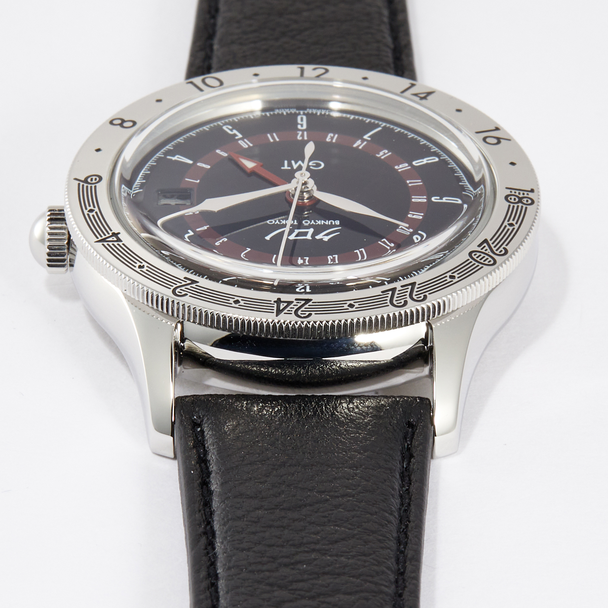 GMT 1 Steel Black Dial 38mm Product Image 6