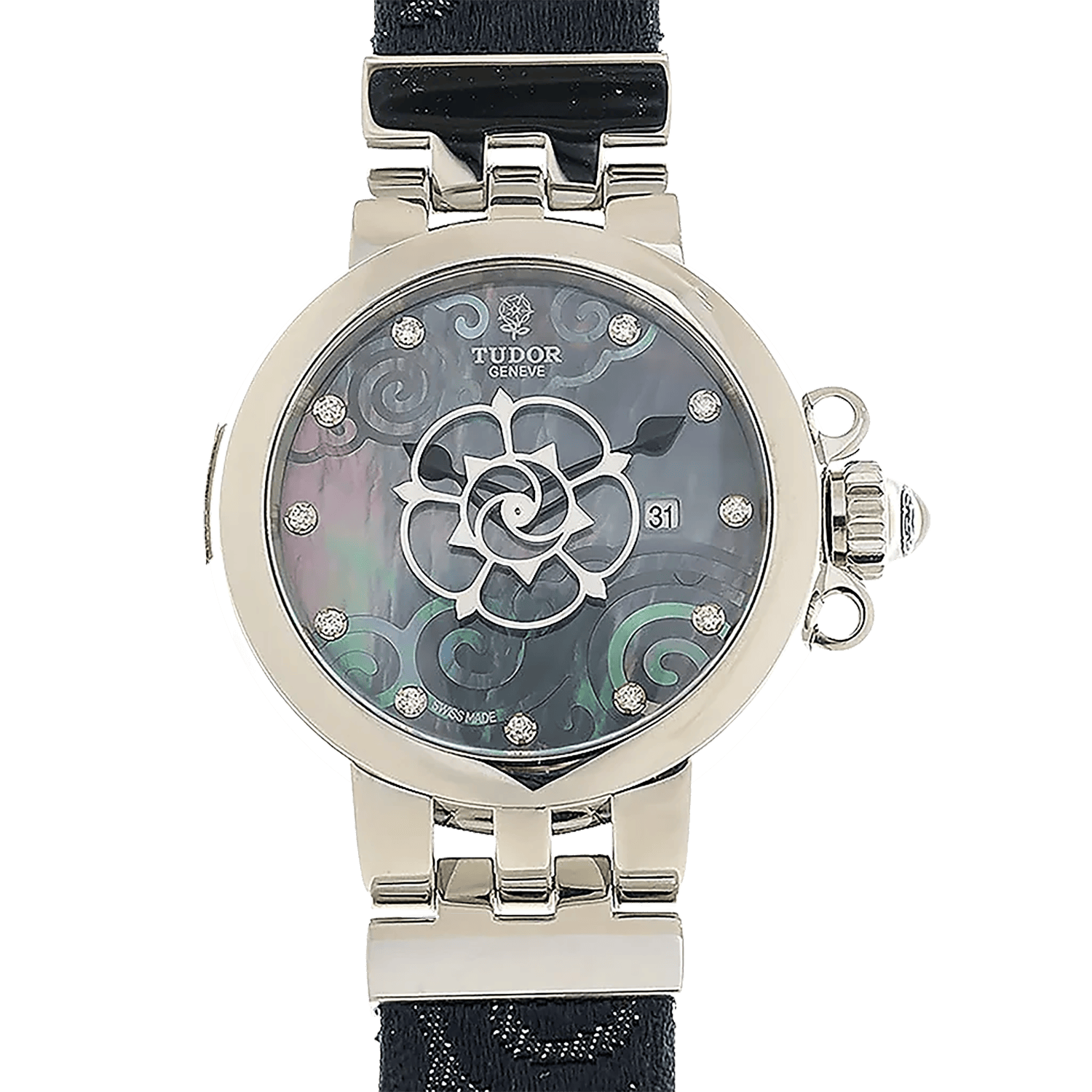 Clair de Rose Diamond Blue Dial 30mm Product Image