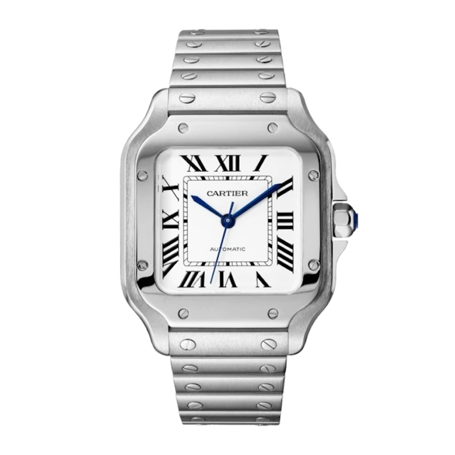 Santos de Cartier Steel Silver Dial 35mm Product Image