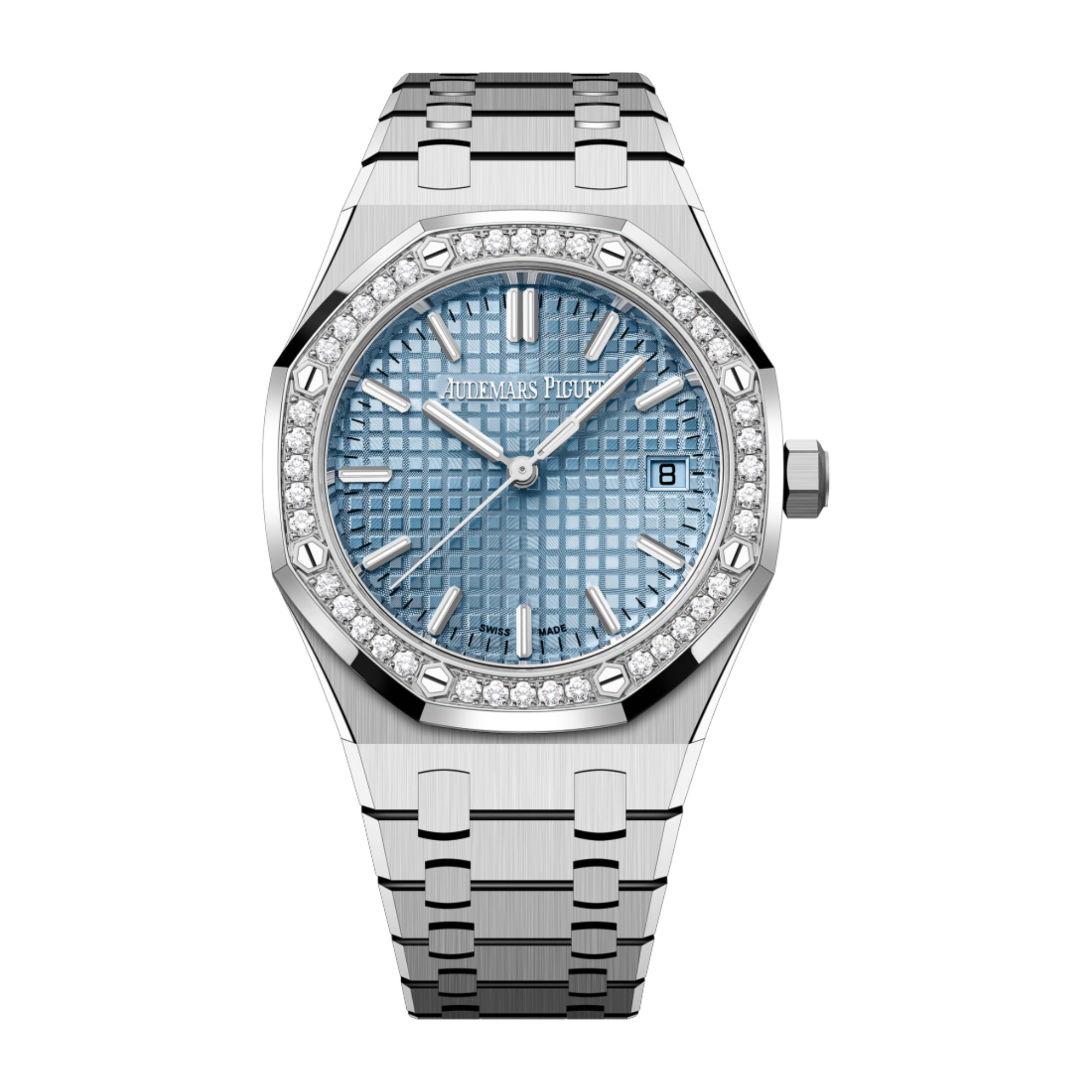 Royal Oak Selfwinding Steel Diamond Ice Blue Dial 34mm Product Image