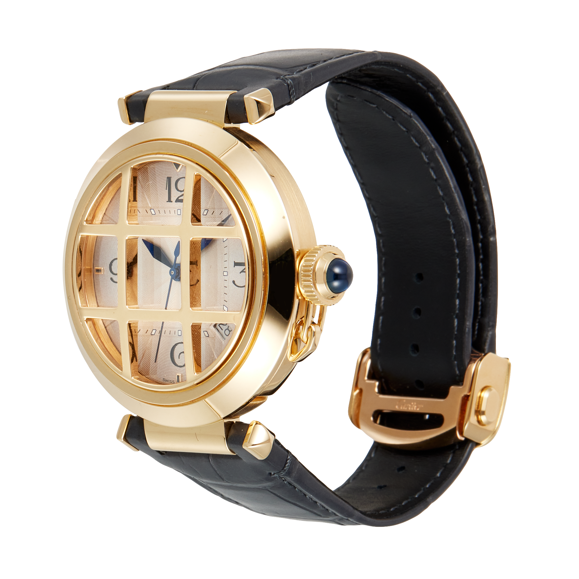 Pasha de Cartier Yellow Gold White Dial 41mm Product Image 6