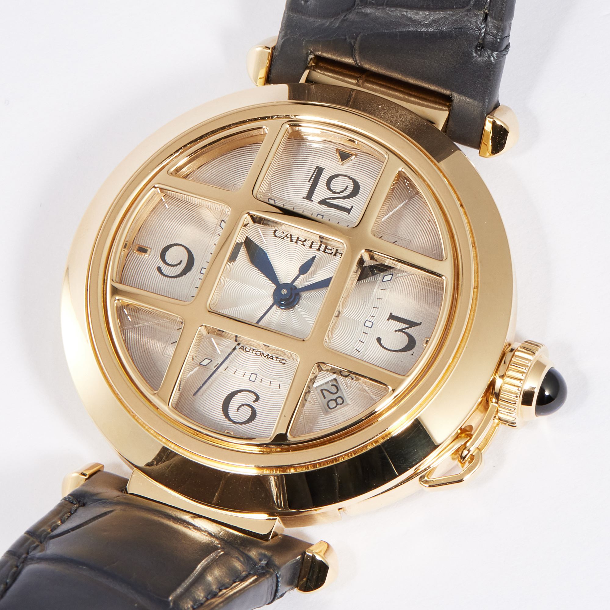 Pasha de Cartier Yellow Gold White Dial 41mm Product Image 3