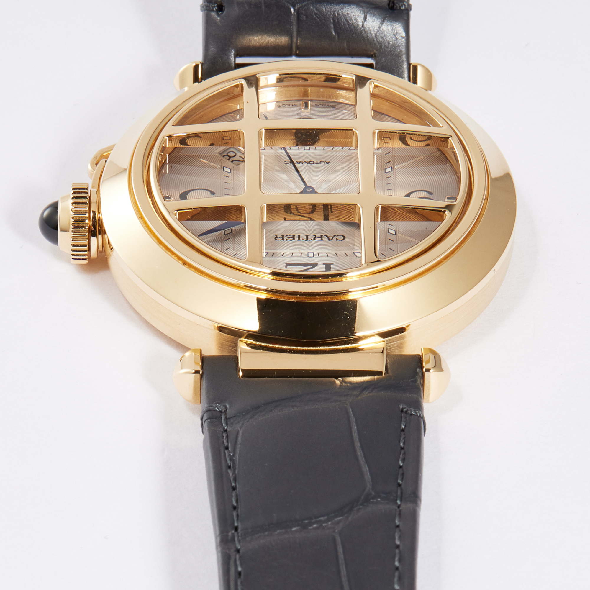 Pasha de Cartier Yellow Gold White Dial 41mm Product Image 2