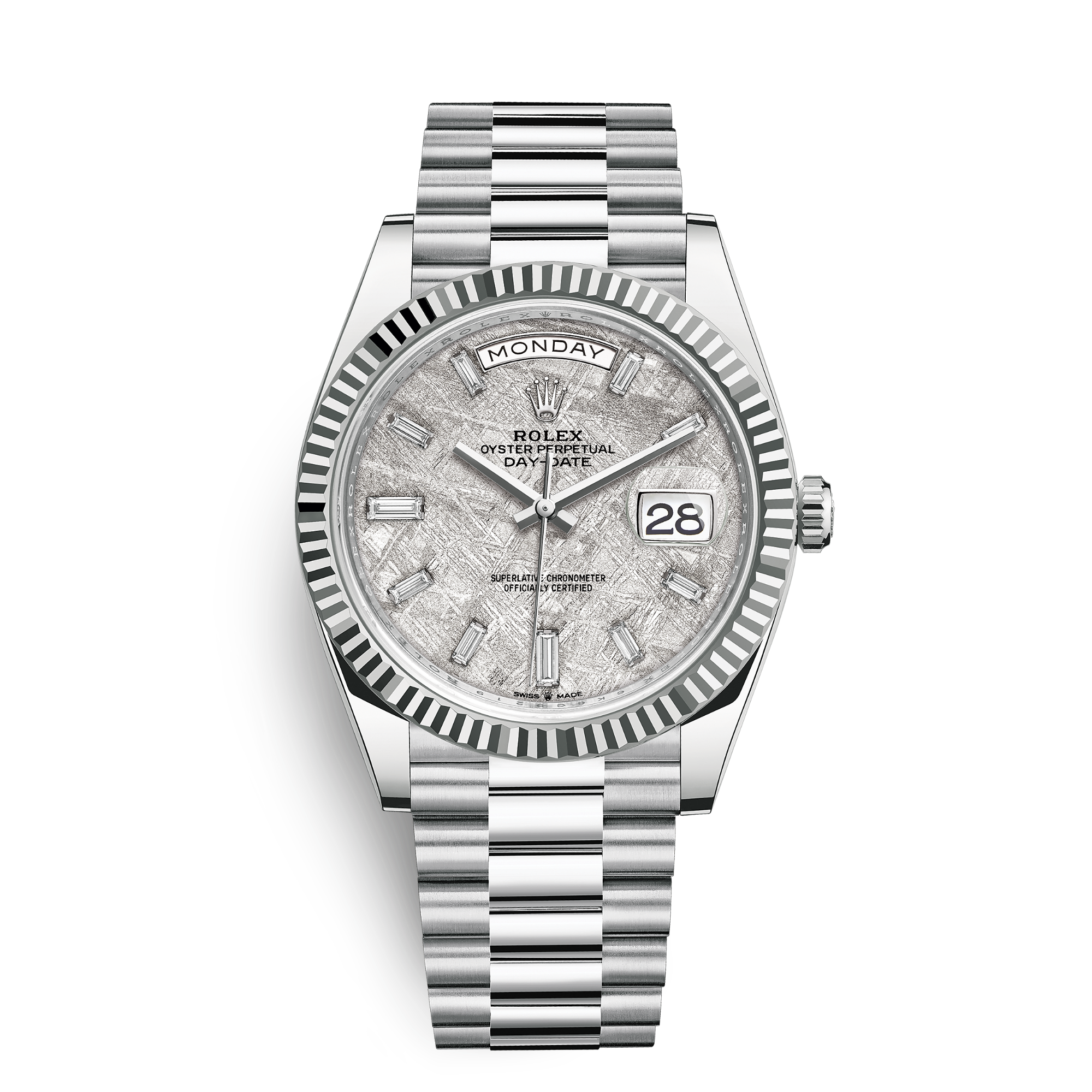 Day-Date Platinum Meteorite Dial 40mm Product Image