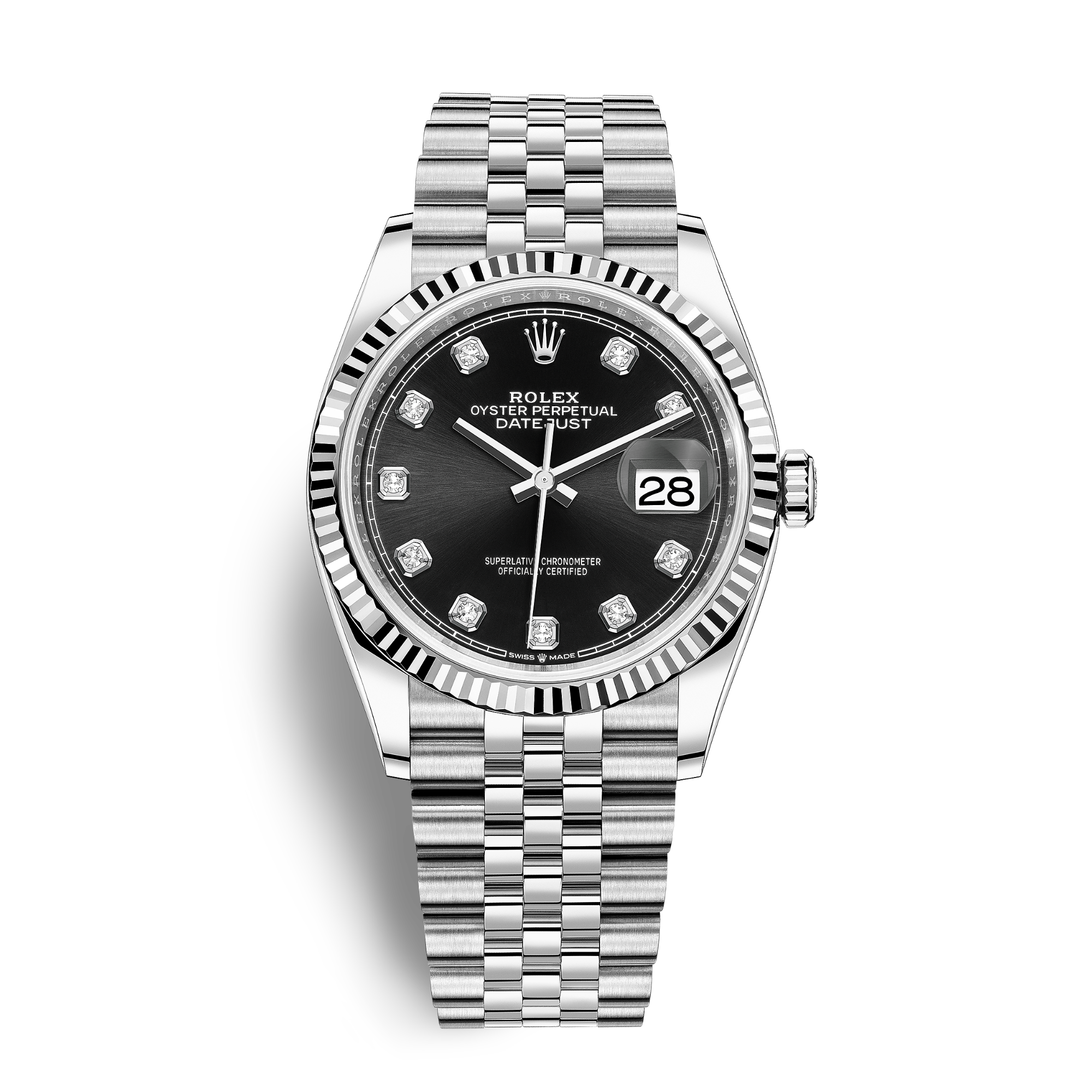 Datejust Steel Jubilee Black Dial 36mm Product Image