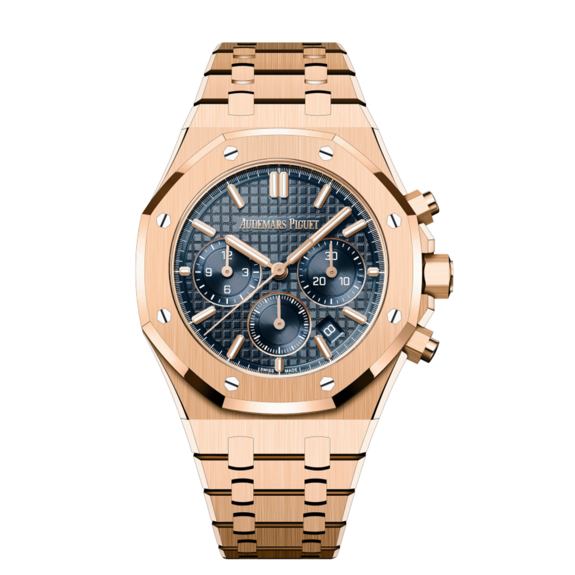 Royal Oak Chronograph Rose Gold Blue Dial 38mm Product Image