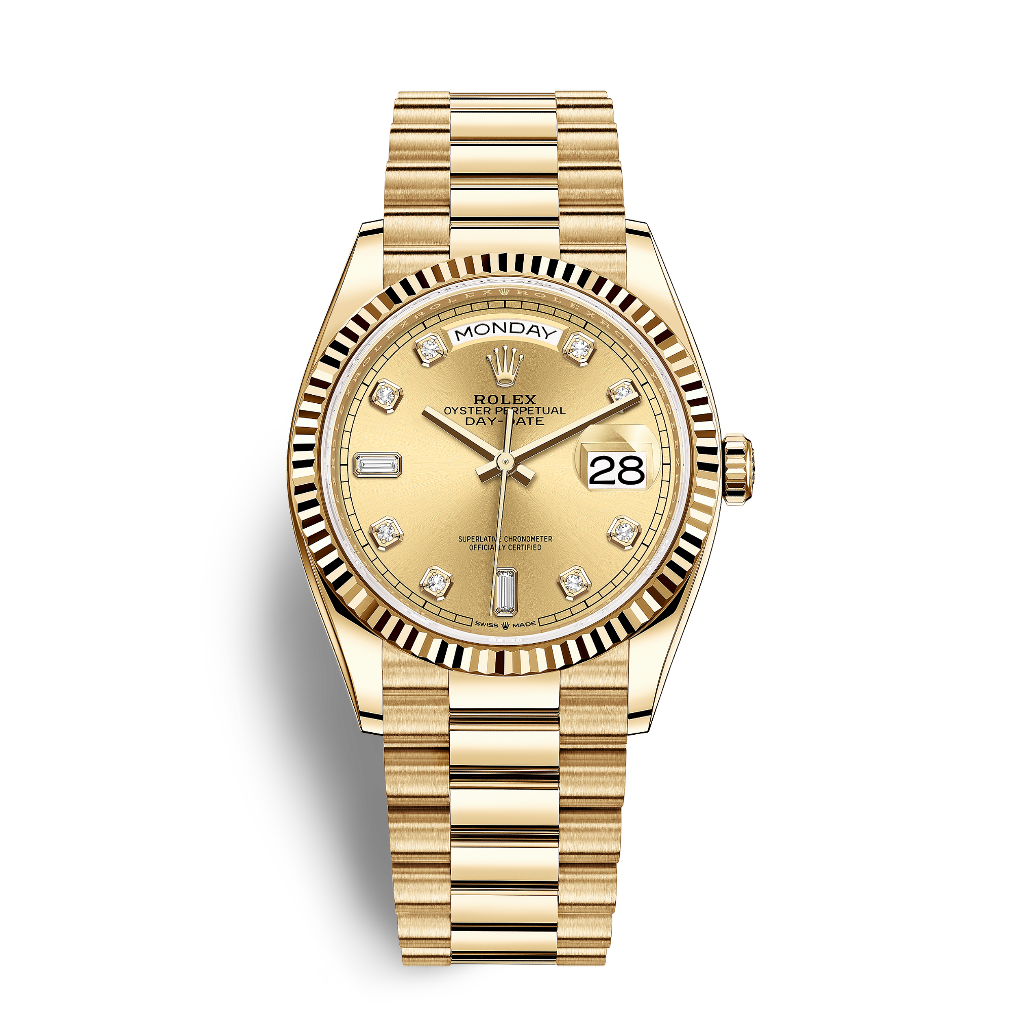 Day-Date Yellow Gold Champagne Dial 36mm Product Image