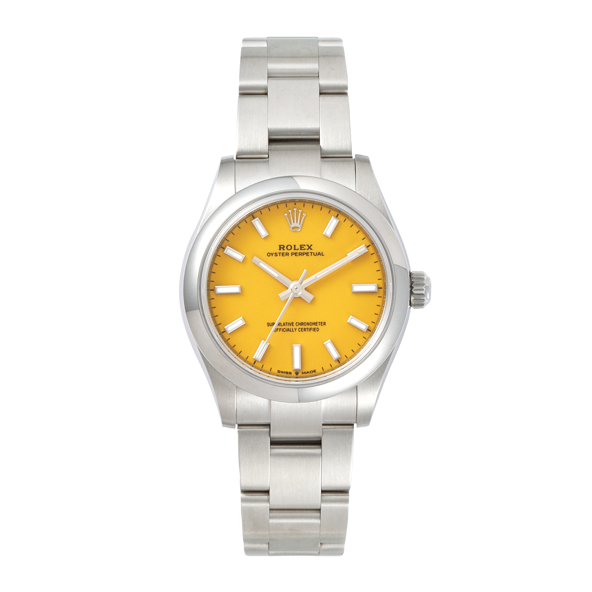 Oyster Perpetual Steel Yellow Dial 31mm Product Image