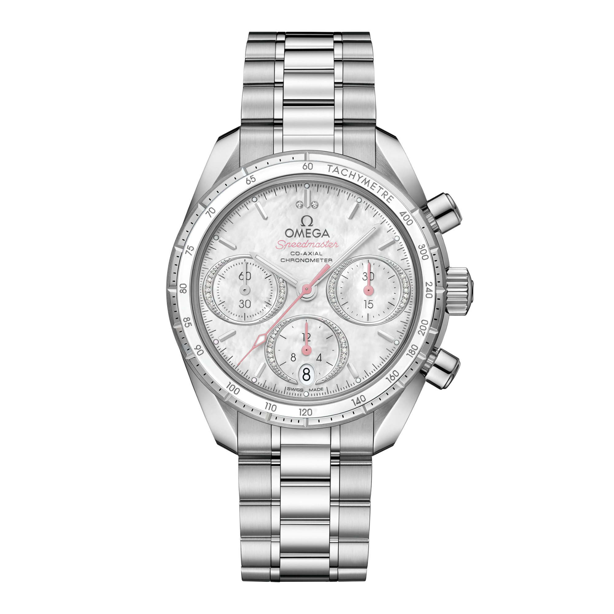 Speedmaster Chronograph Steel Mother of Pearl Dial 38mm Product Image