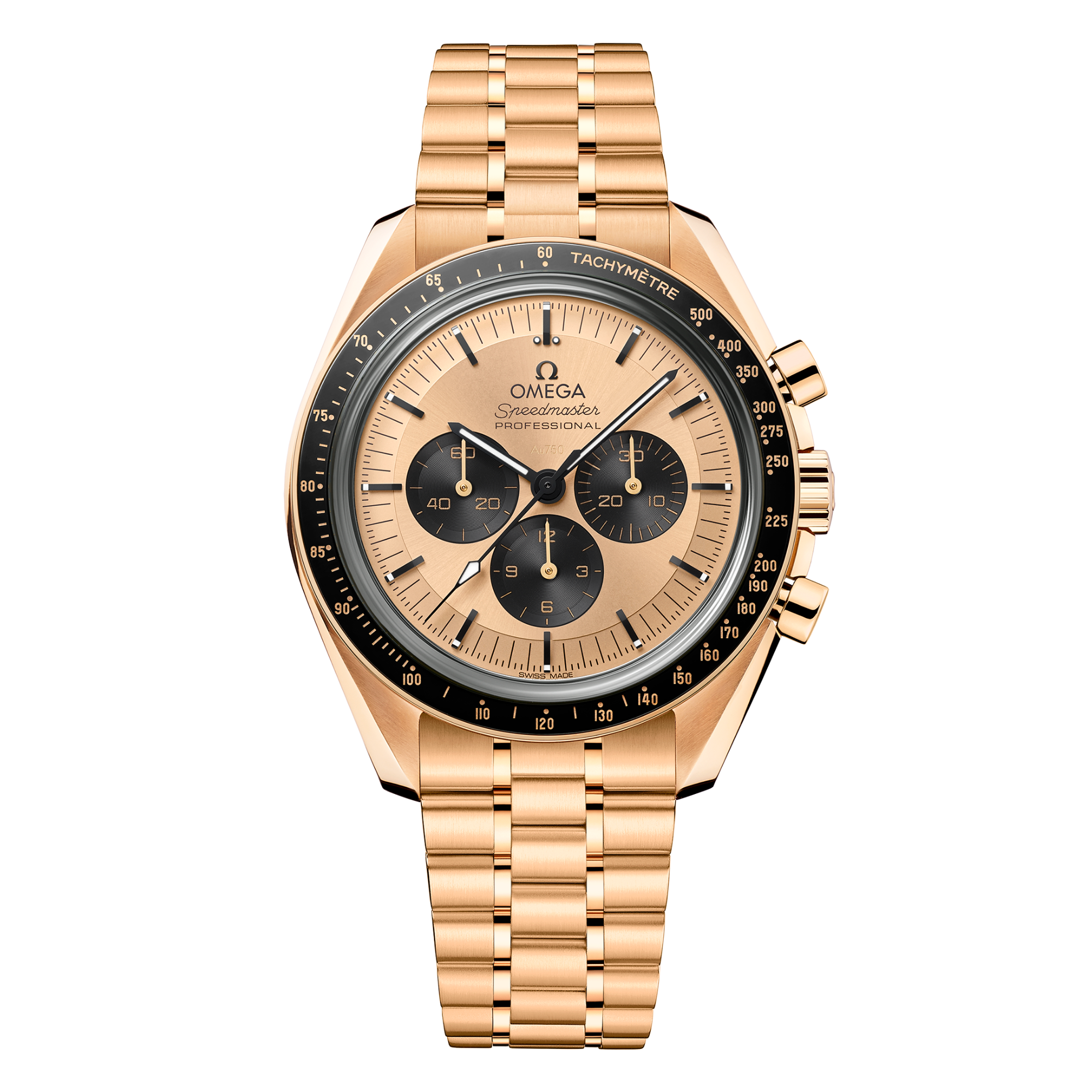 Speedmaster Moonwatch Professional Yellow Gold Champagne Dial 42mm Product Image