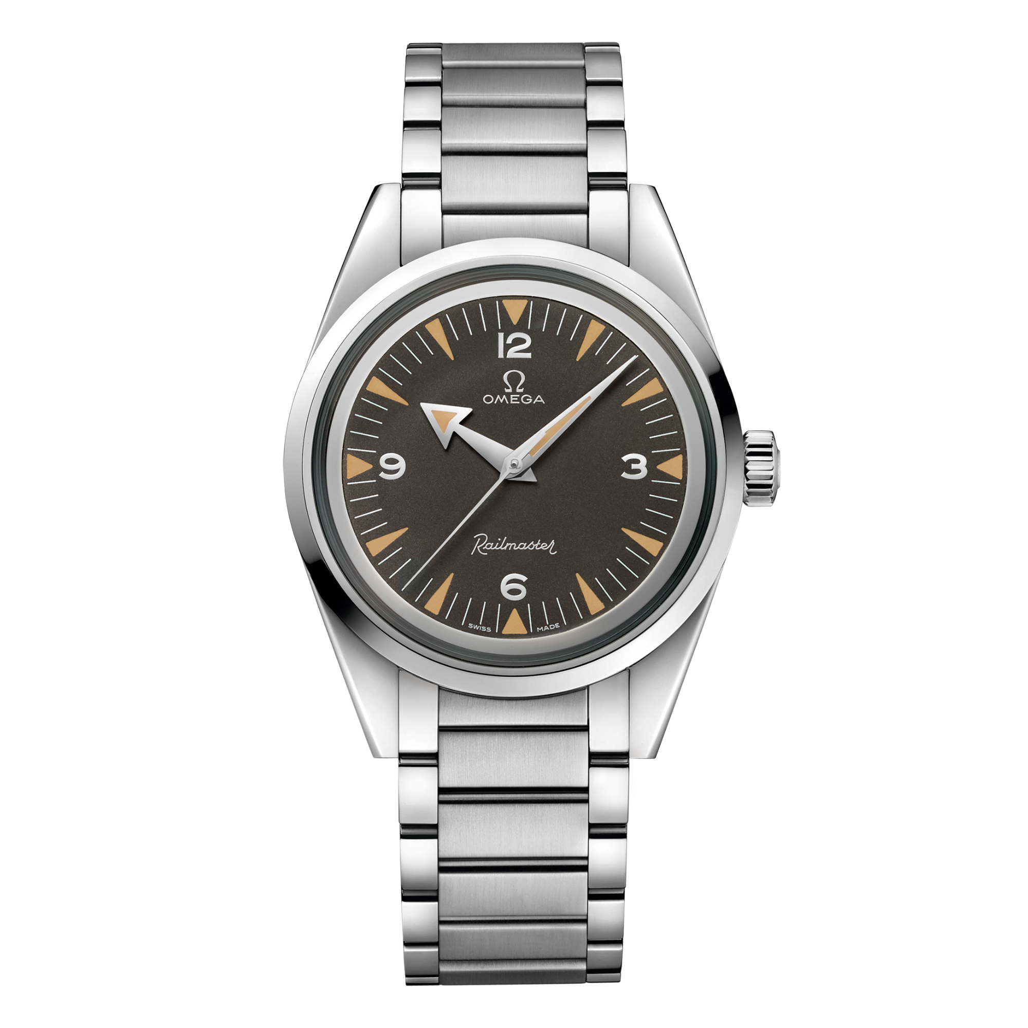 Railmaster "60th Anniversary" Steel Black Dial 38mm Product Image