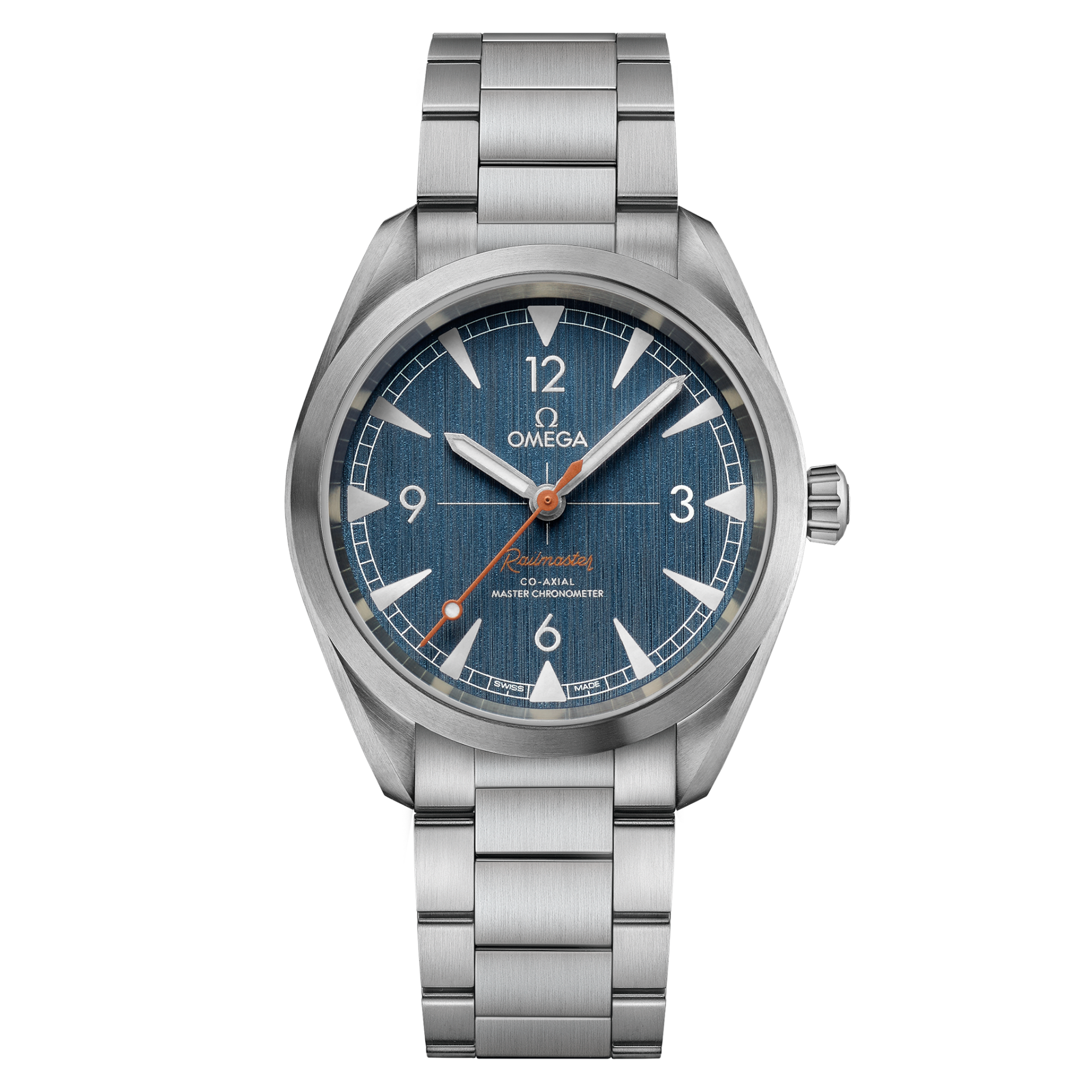 Railmaster Steel Blue Dial 40mm Product Image