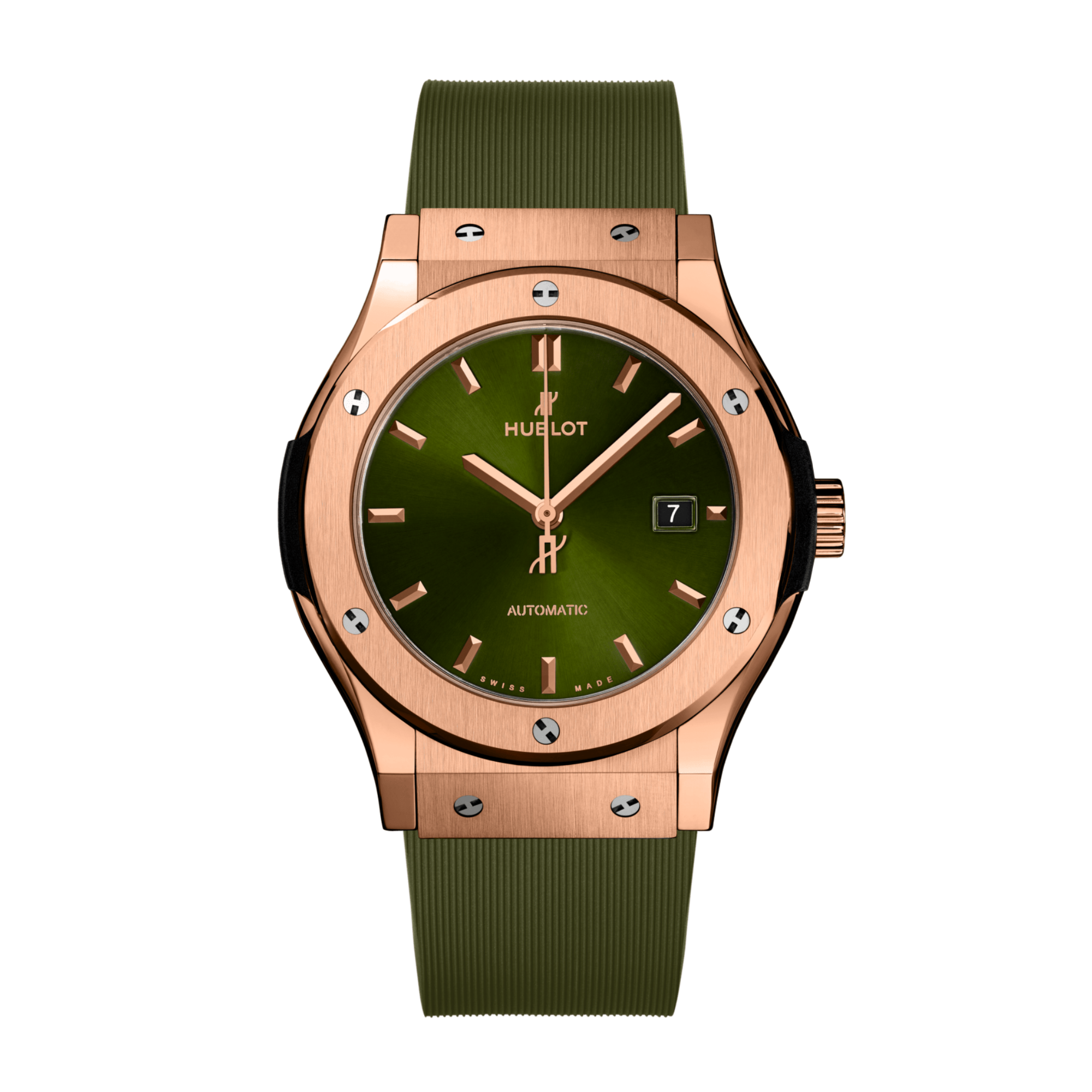 Classic Fusion Rose Gold Green Dial 42mm Product Image