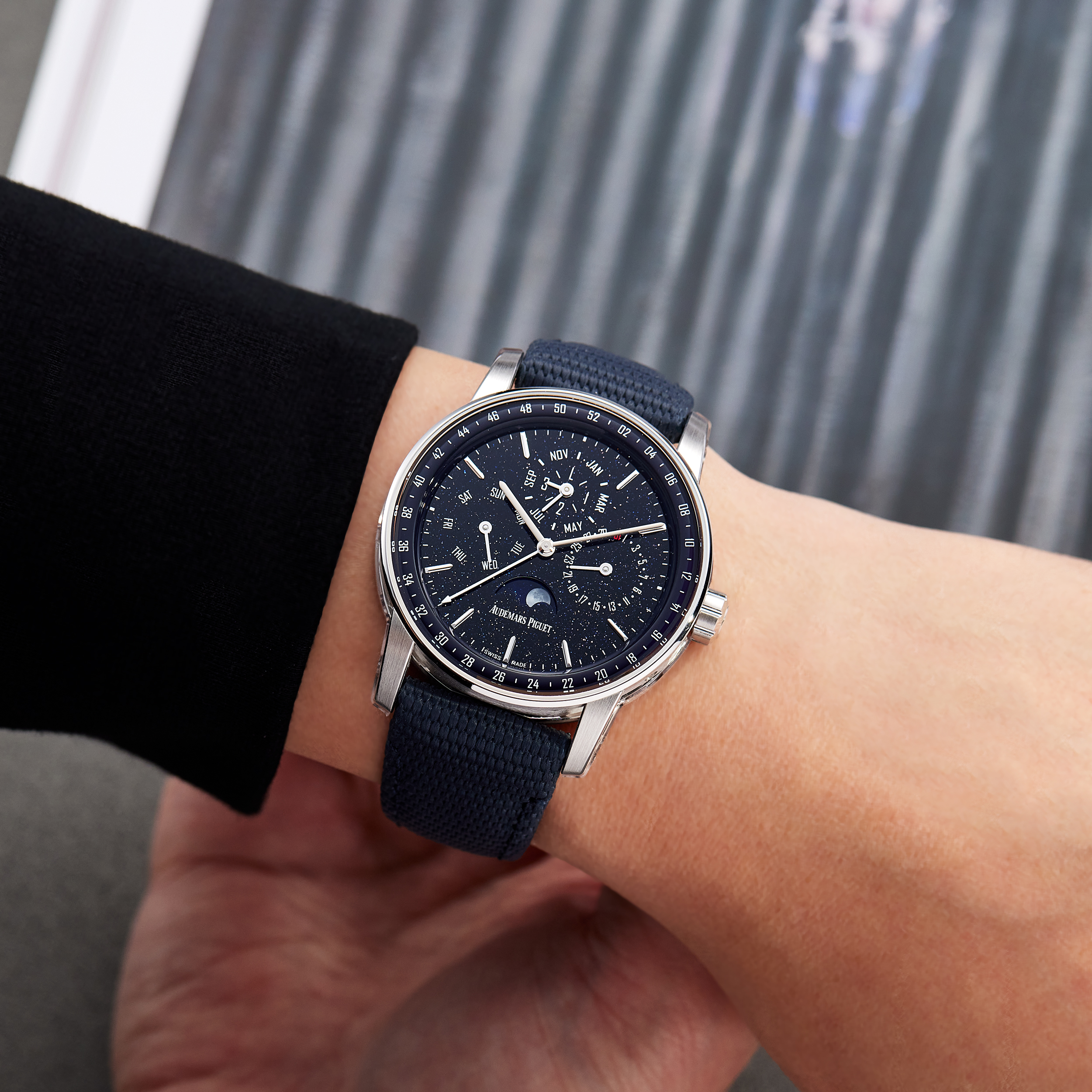 Code 11.59 White Gold Blue Dial 41mm Product Image