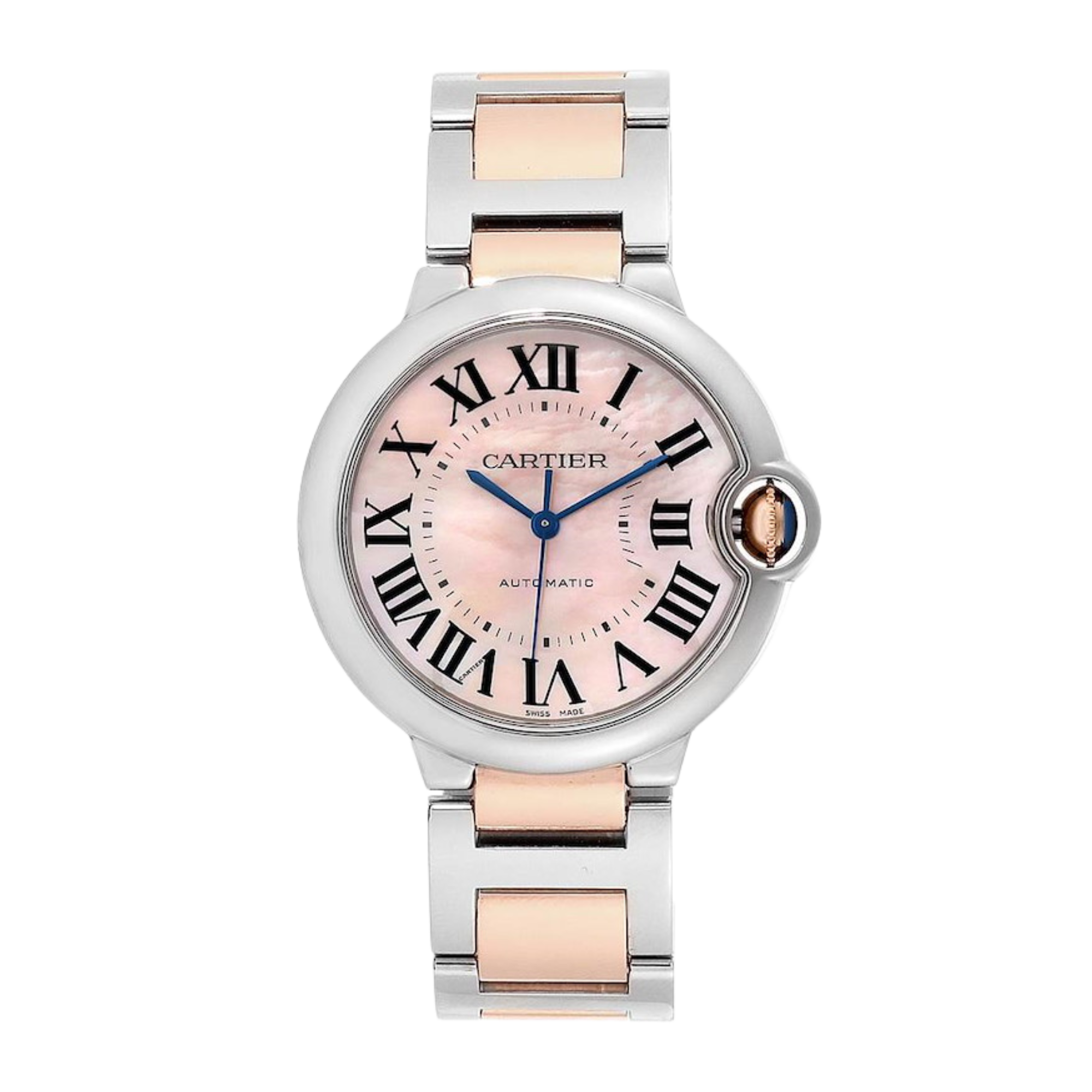 Ballon Bleu de Cartier Rose Gold & Steel Pink Dial 36mm Product Image