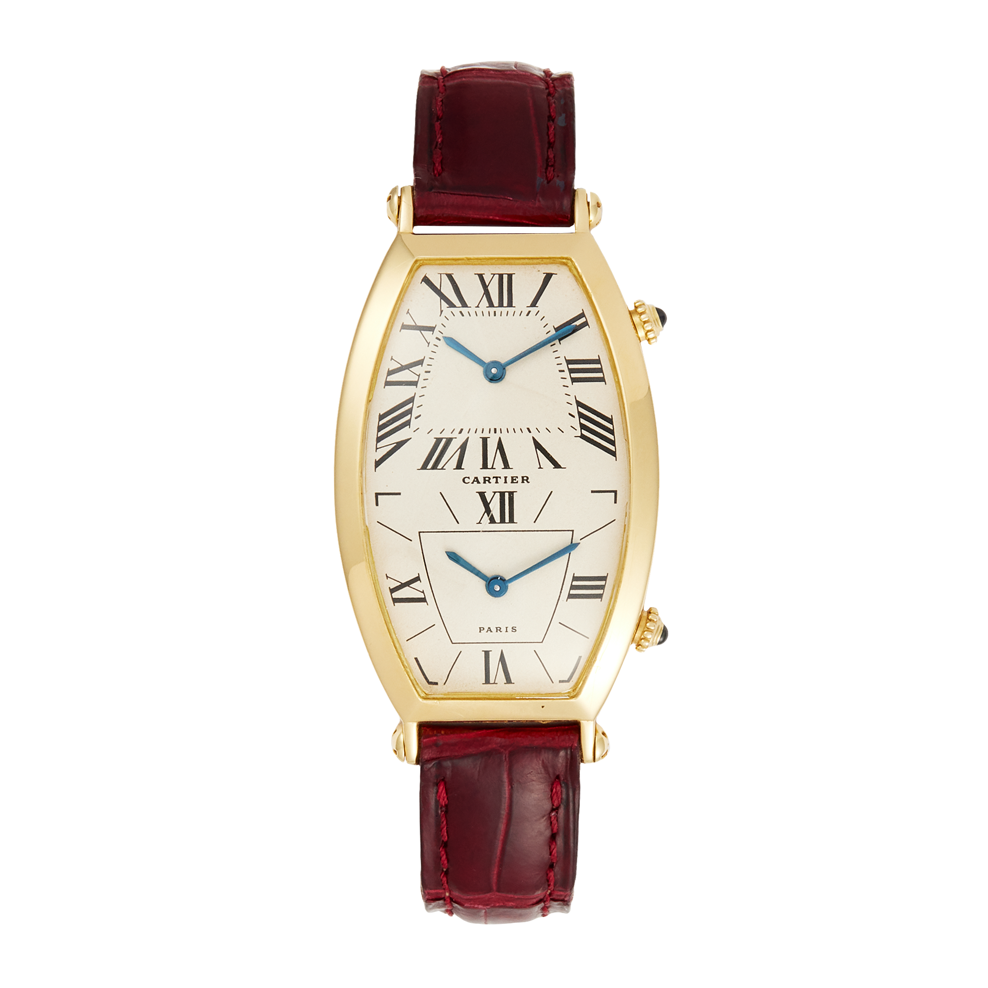 Tonneau Dual Time Yellow Gold White Dial 46mm Product Image 1