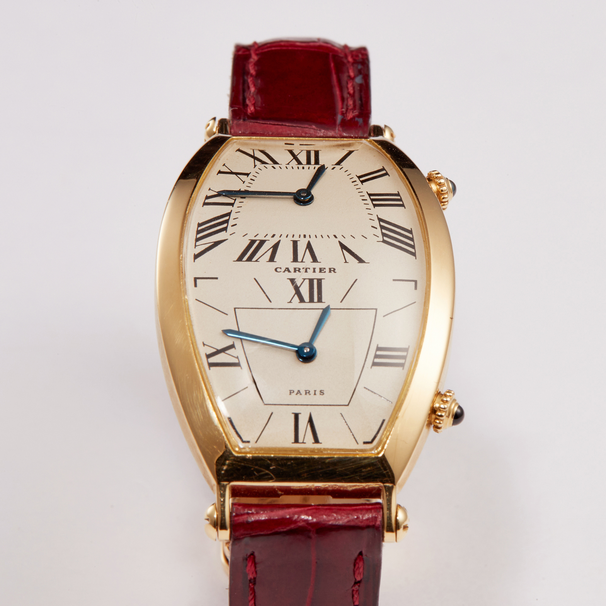 Tonneau Dual Time Yellow Gold White Dial 46mm Product Image 5