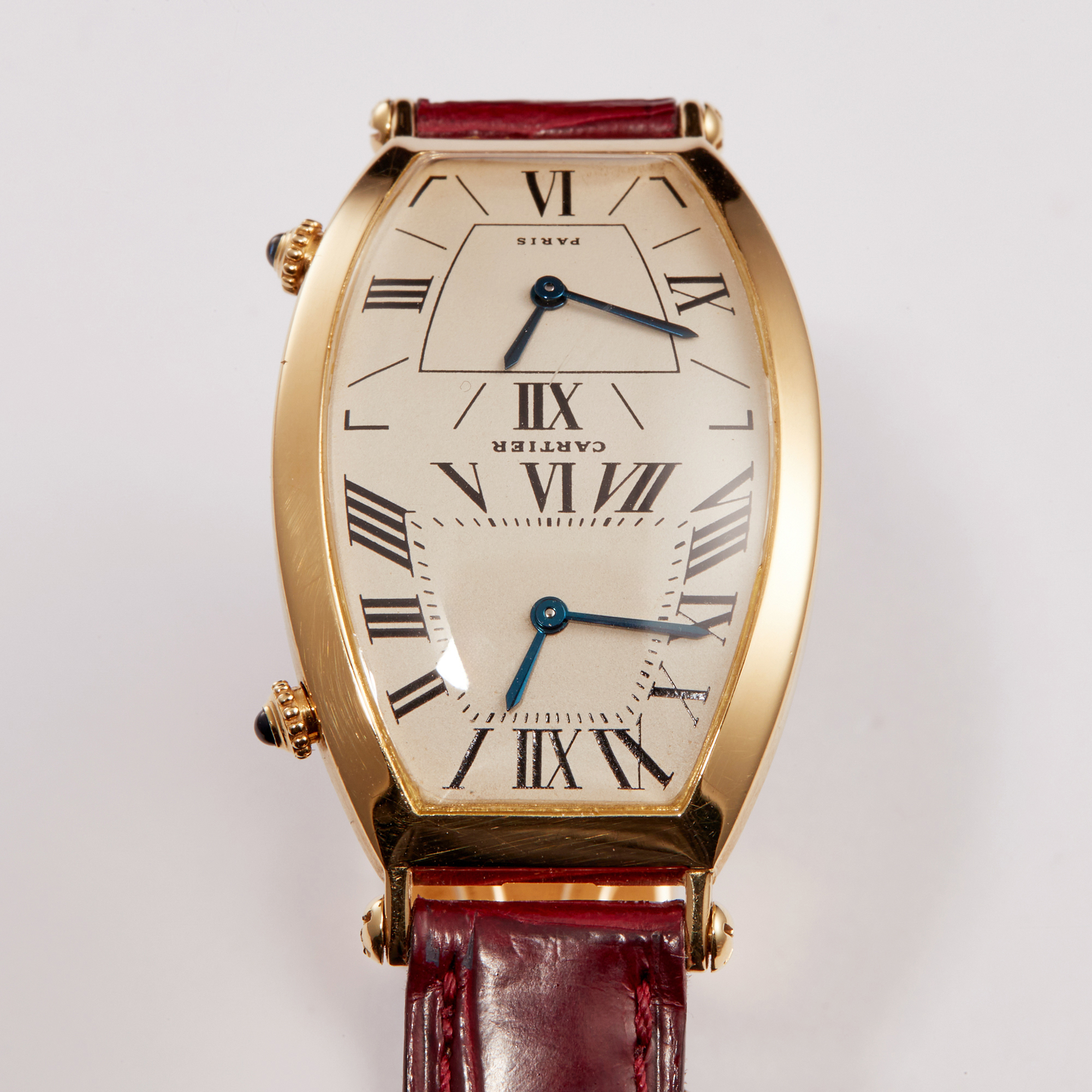 Tonneau Dual Time Yellow Gold White Dial 46mm Product Image 7
