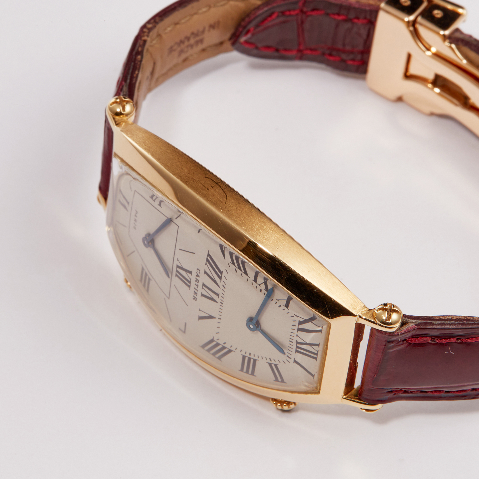 Tonneau Dual Time Yellow Gold White Dial 46mm Product Image 13