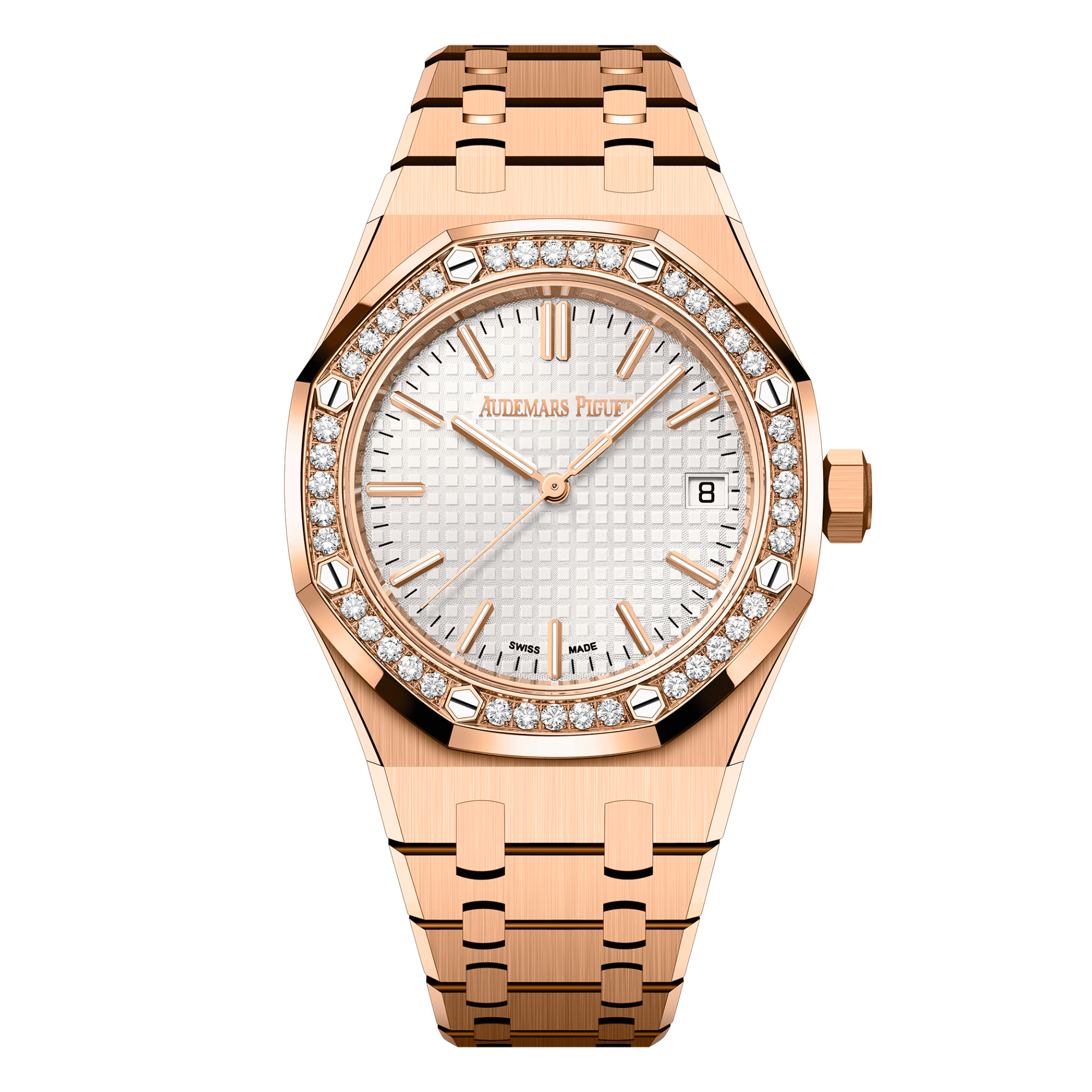 Royal Oak Rose Gold Diamond Silver Dial 37mm Product Image