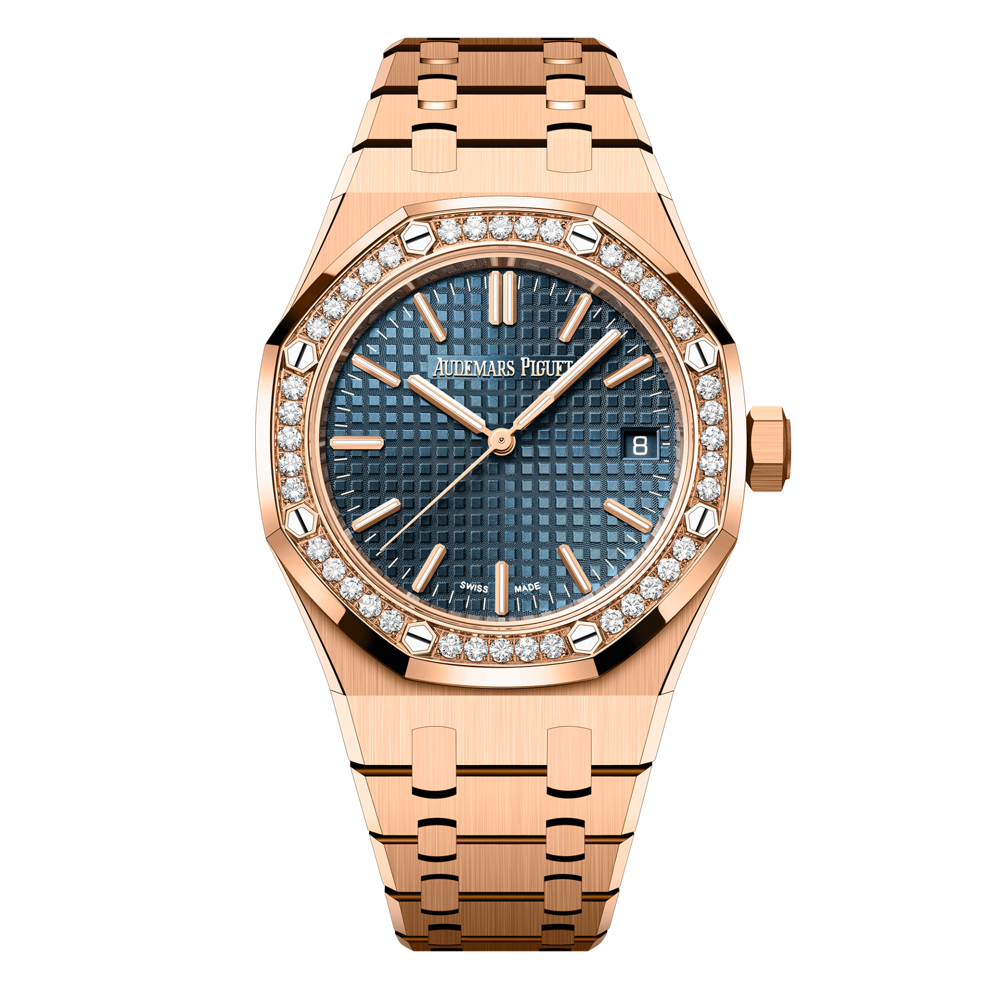 Royal Oak Selfwinding Rose Gold Diamond Blue Dial 37mm Product Image