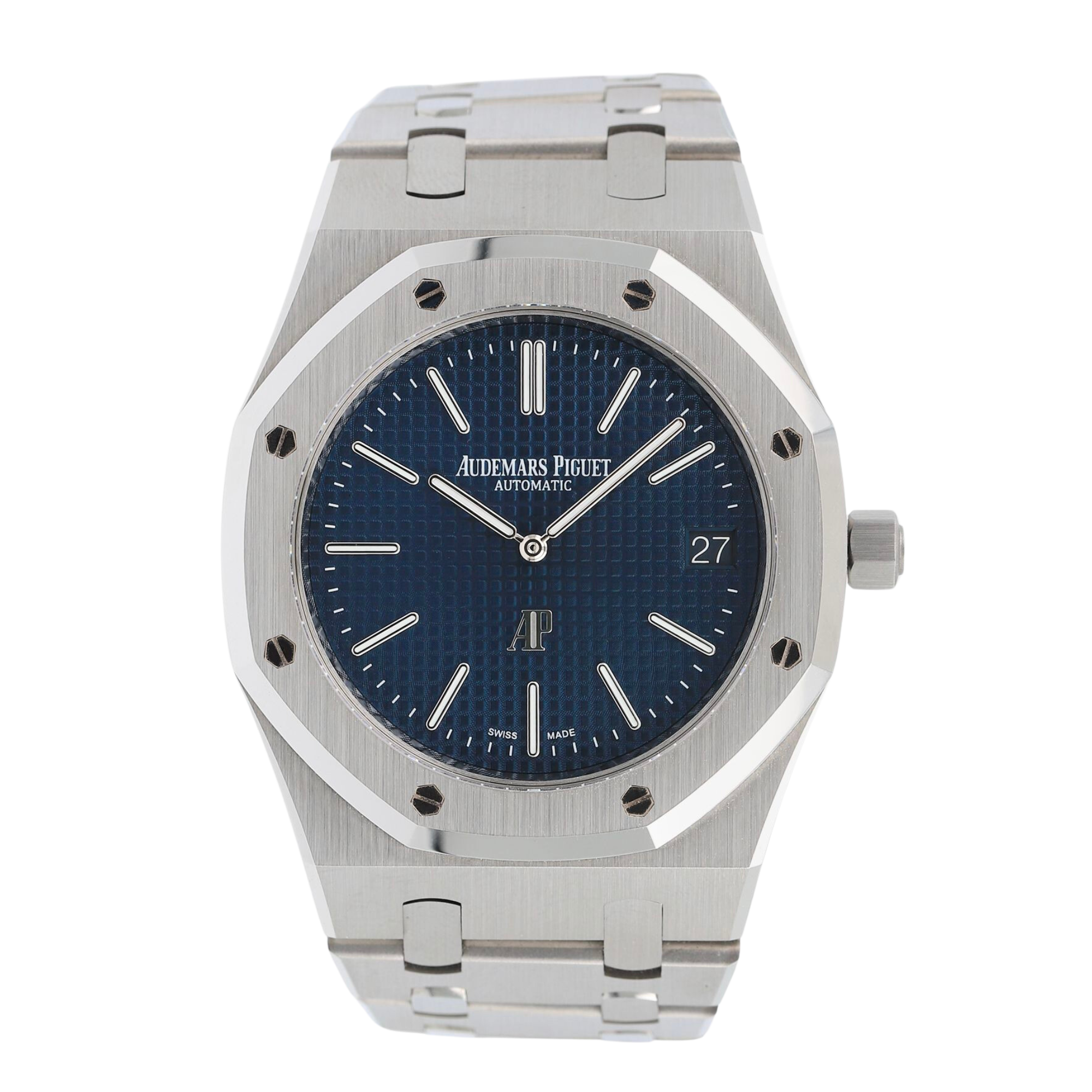Royal Oak "Jumbo" Extra-Thin 40th Anniversary Steel Blue Dial 39mm Product Image