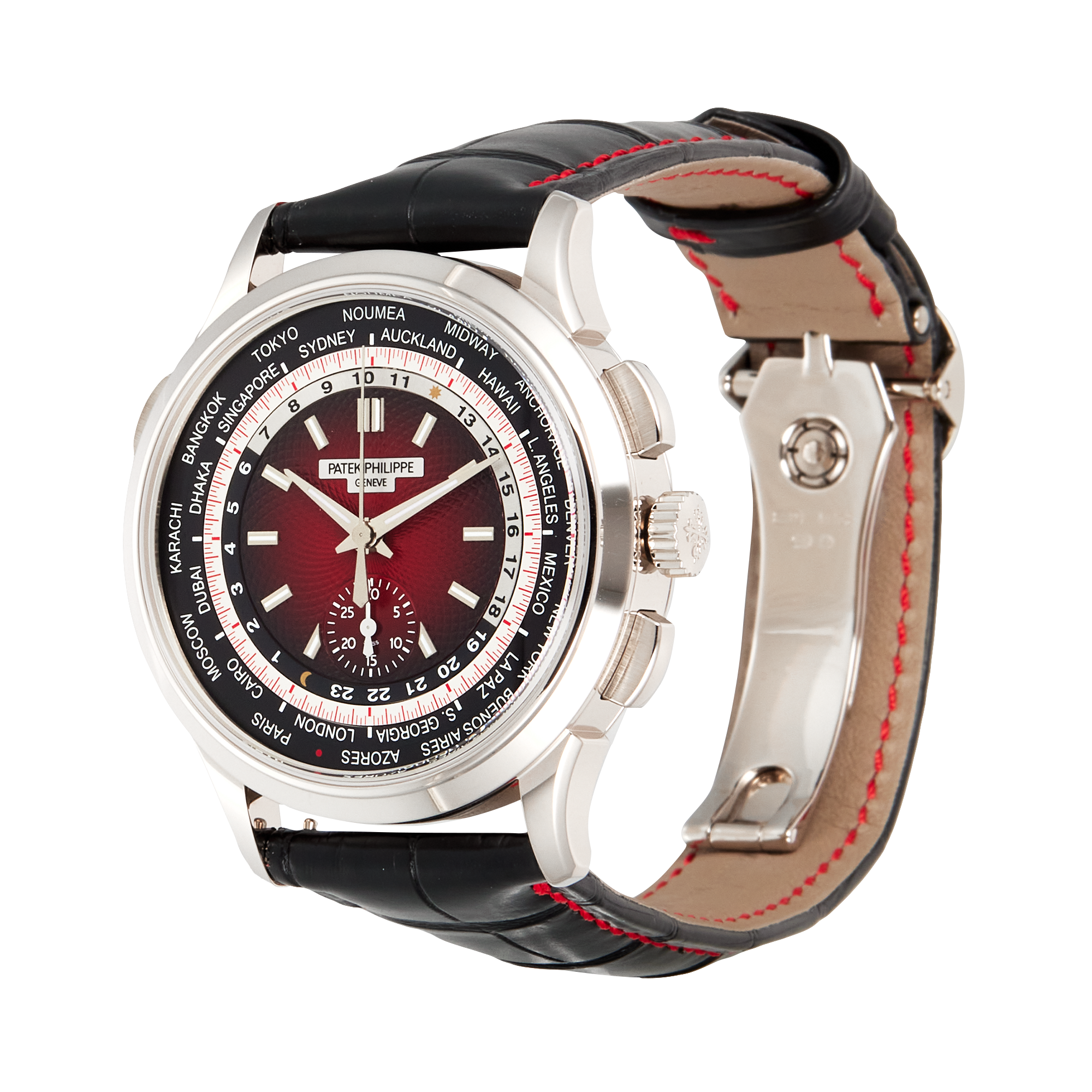 Complications World Time Chronograph White Gold Singapore Edition 39mm Product Image 8